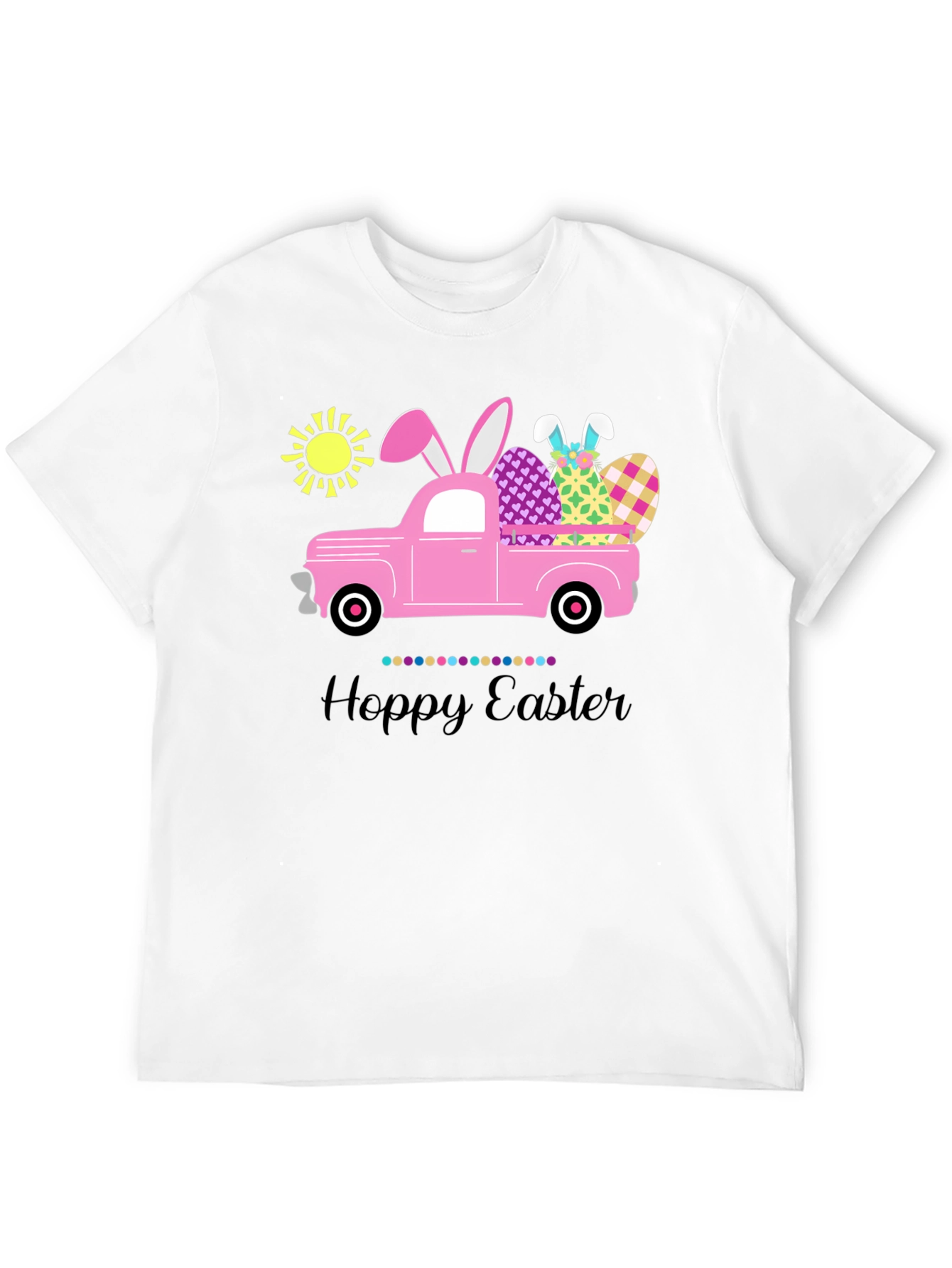 Hoppy Easter Truck T-Shirt - Fun Easter Tee