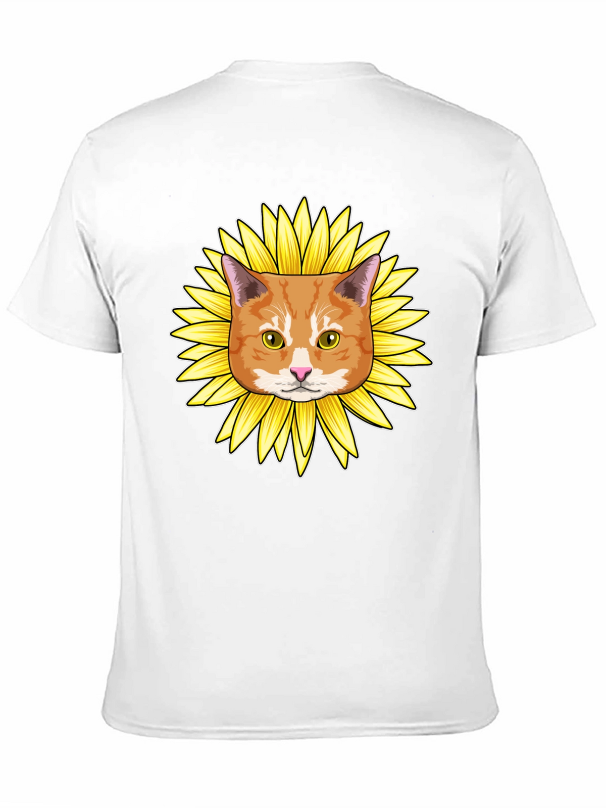 Sunflower Cat Graphic Tee