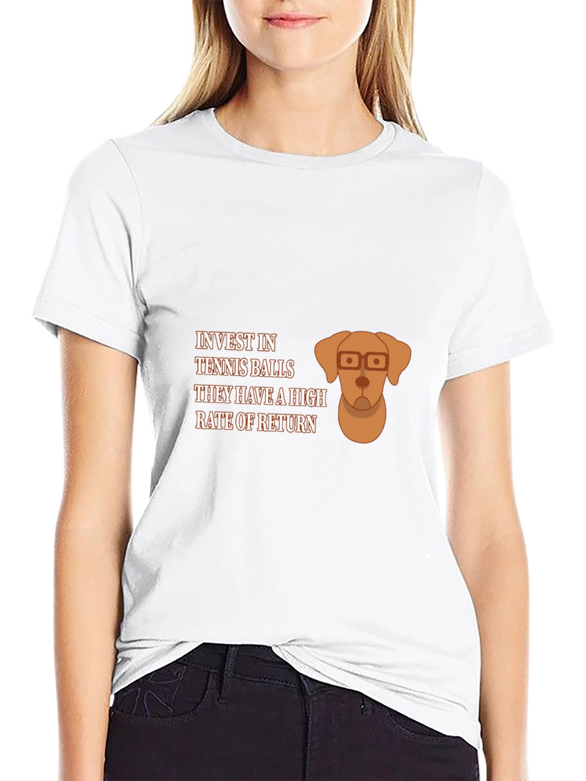 Invest in Tennis Balls Dog Graphic Tee