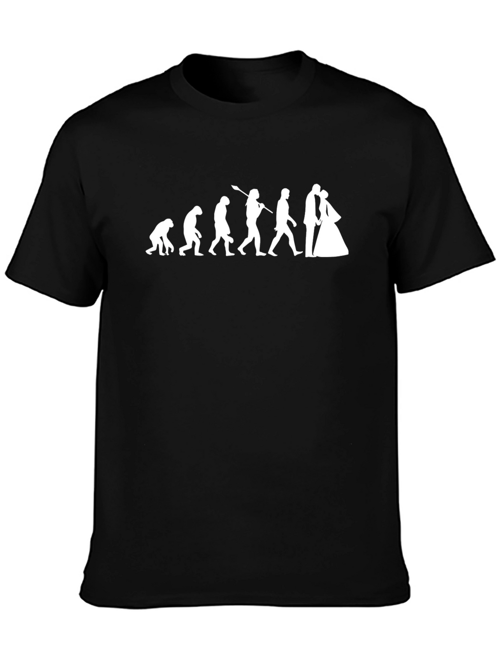 Evolution of Man T-Shirt - Wedding Edition