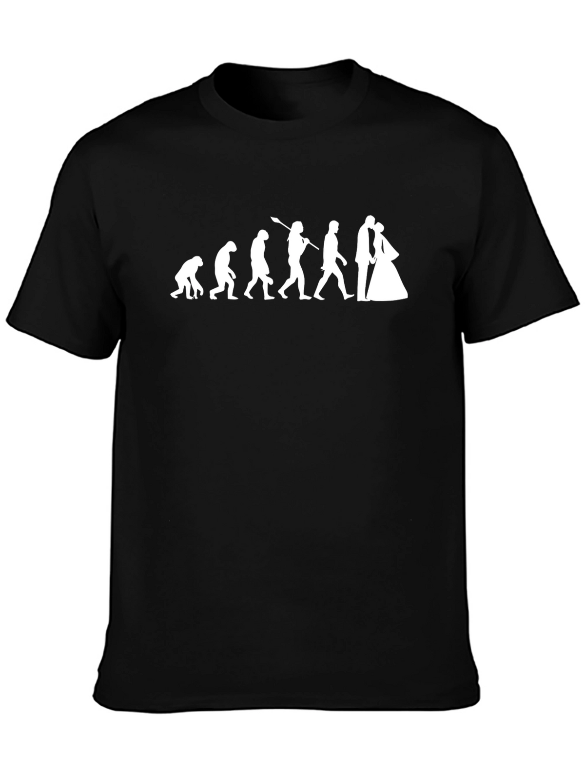Evolution of Man T-Shirt - Wedding Edition