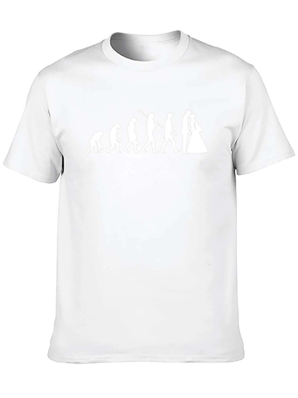 Evolution of Man T-Shirt - Wedding Edition