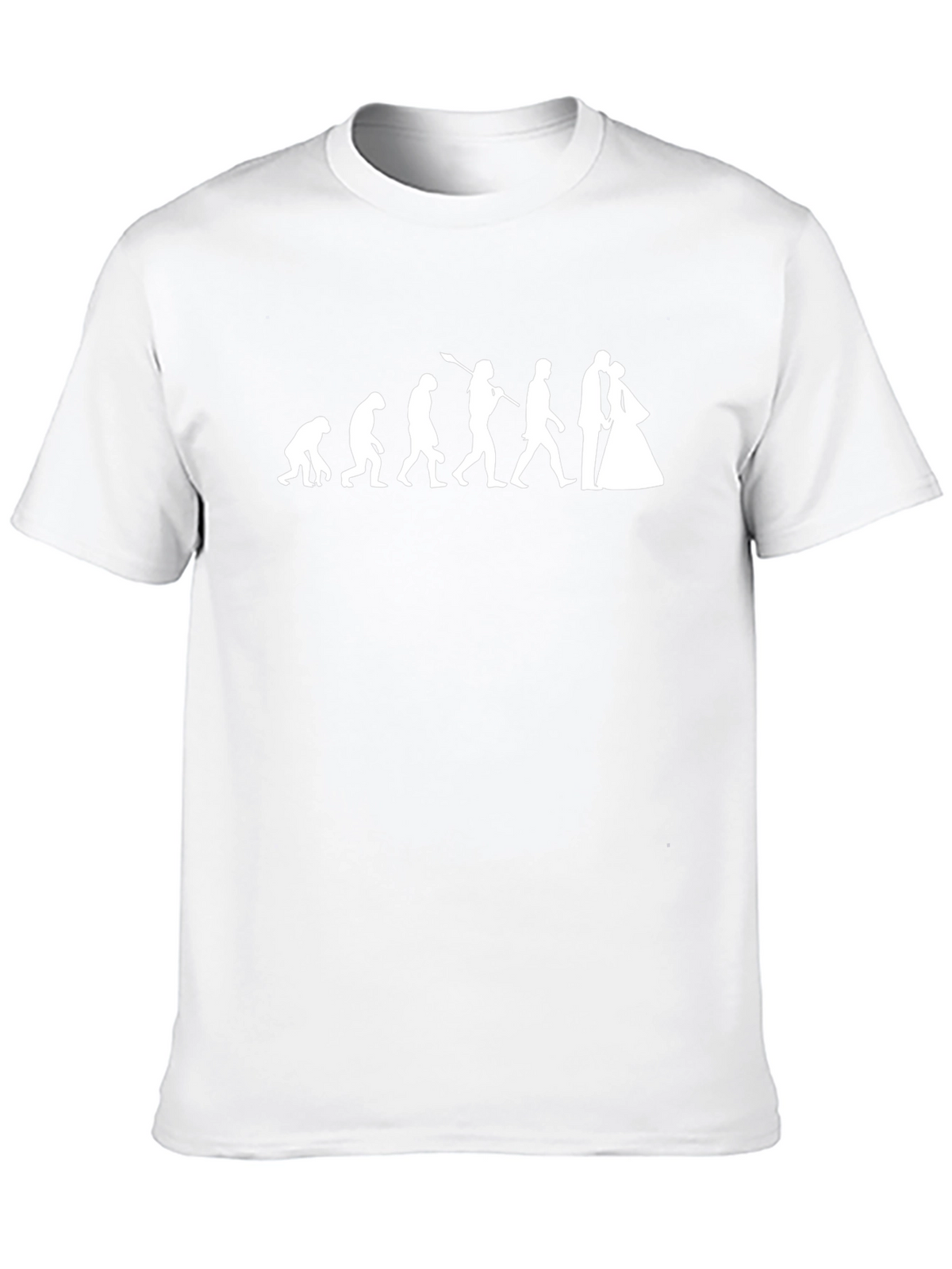 Evolution of Man T-Shirt - Wedding Edition