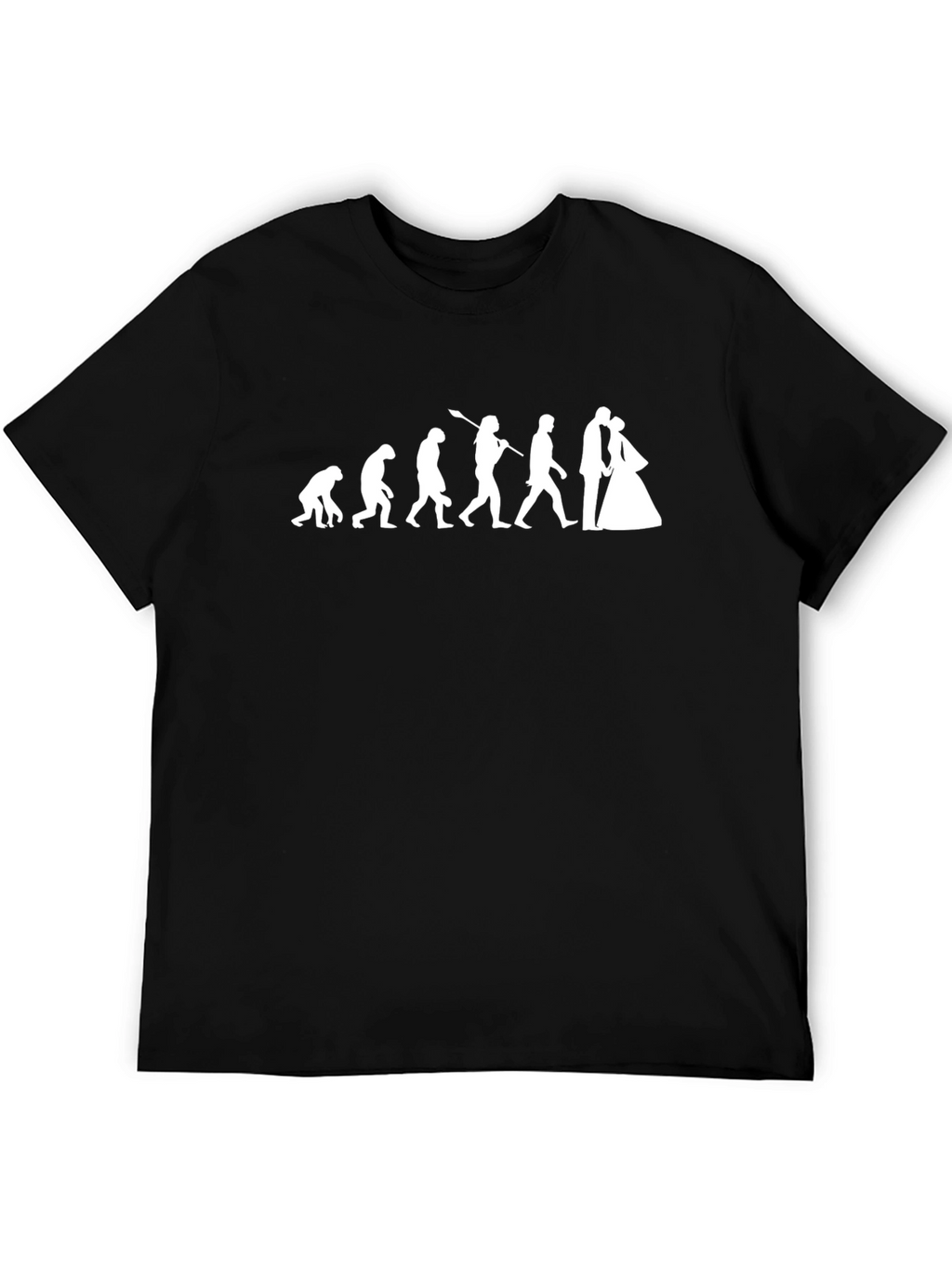Evolution of Man T-Shirt - Wedding Edition