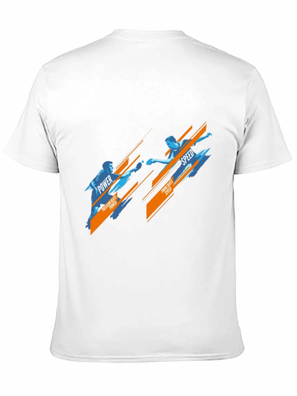 Table Tennis Power vs Speed Graphic T-Shirt
