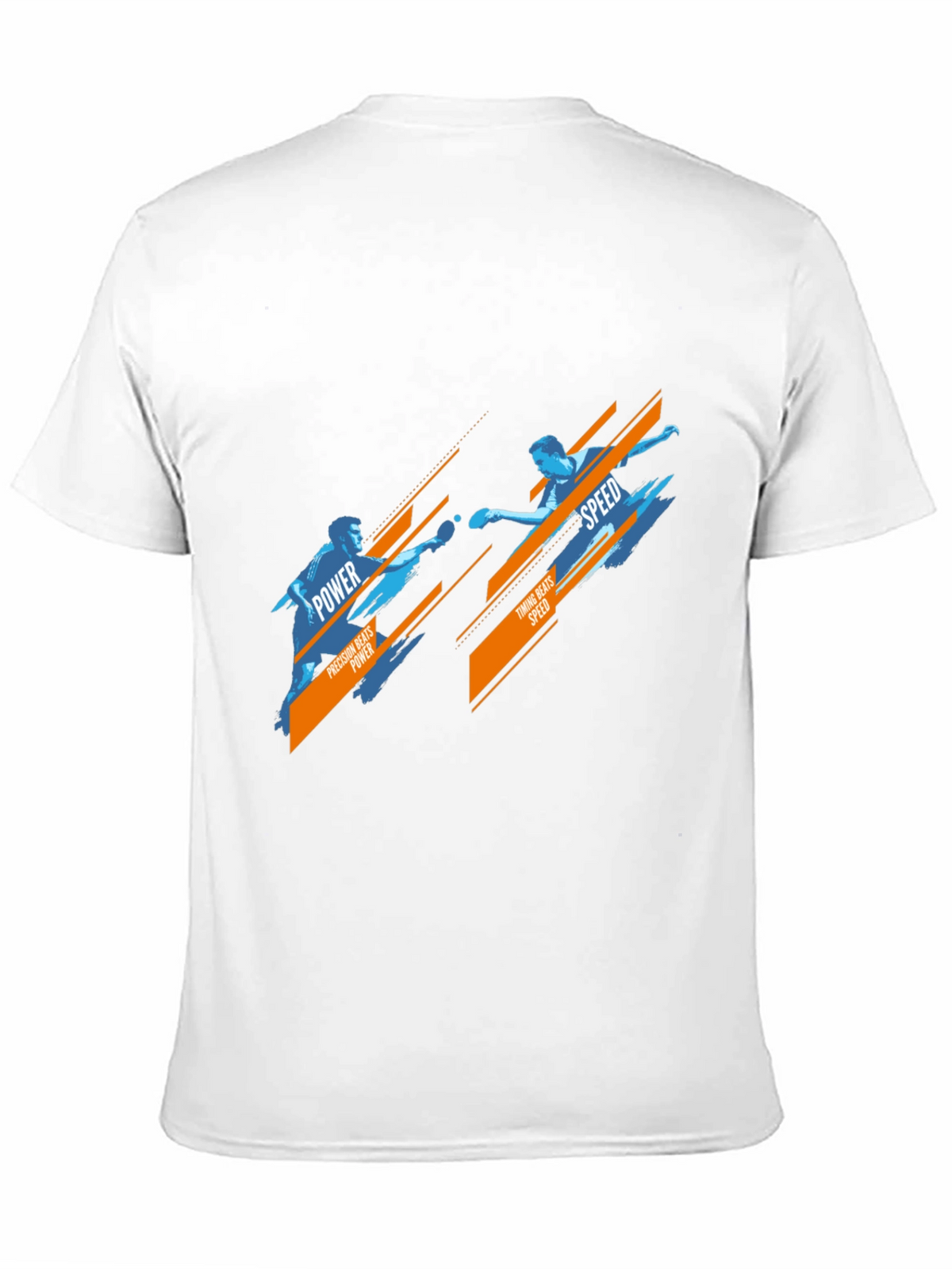 Table Tennis Power vs Speed Graphic T-Shirt