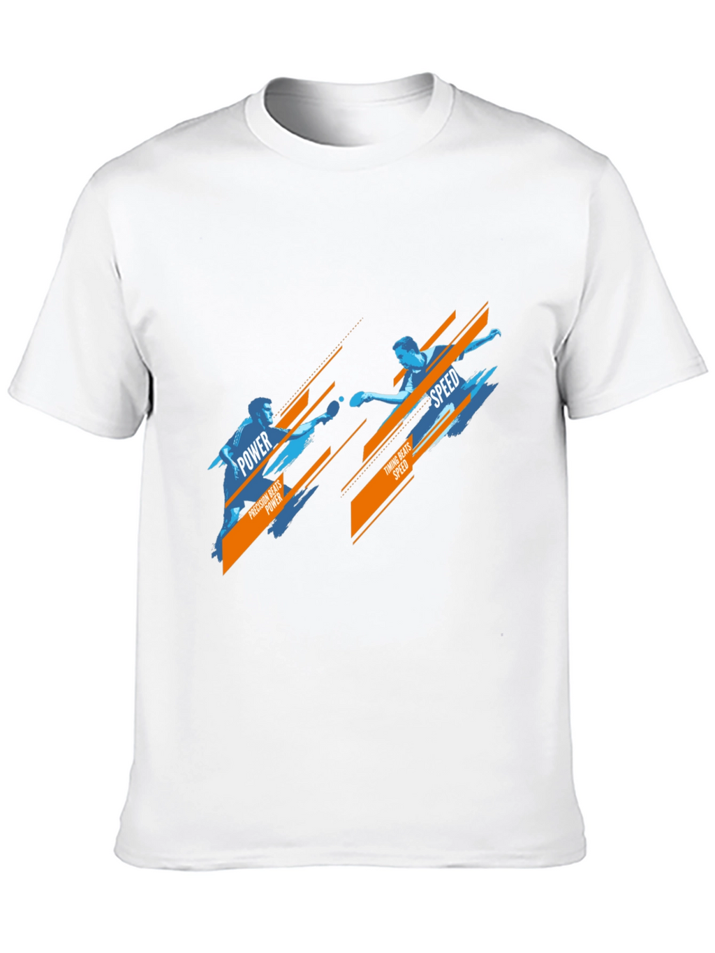 Table Tennis Power vs Speed Graphic T-Shirt