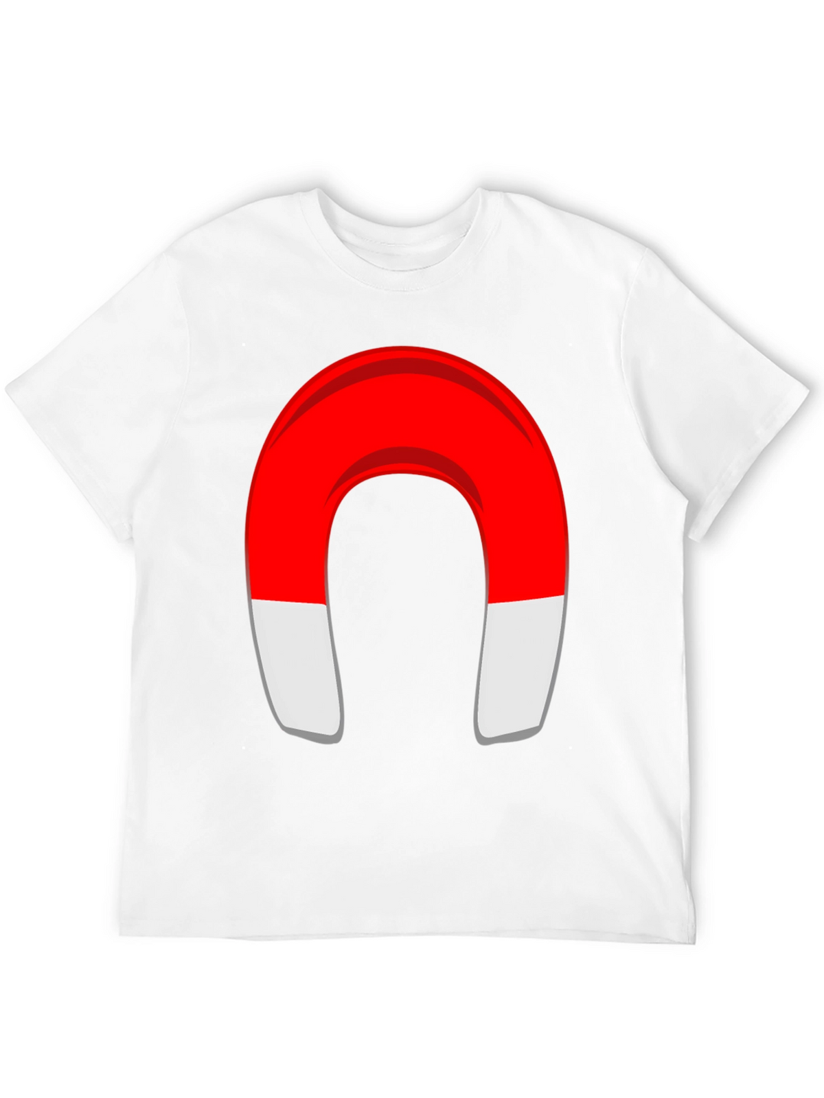 Magnet Graphic T-Shirt - Black Cotton Blend Tee