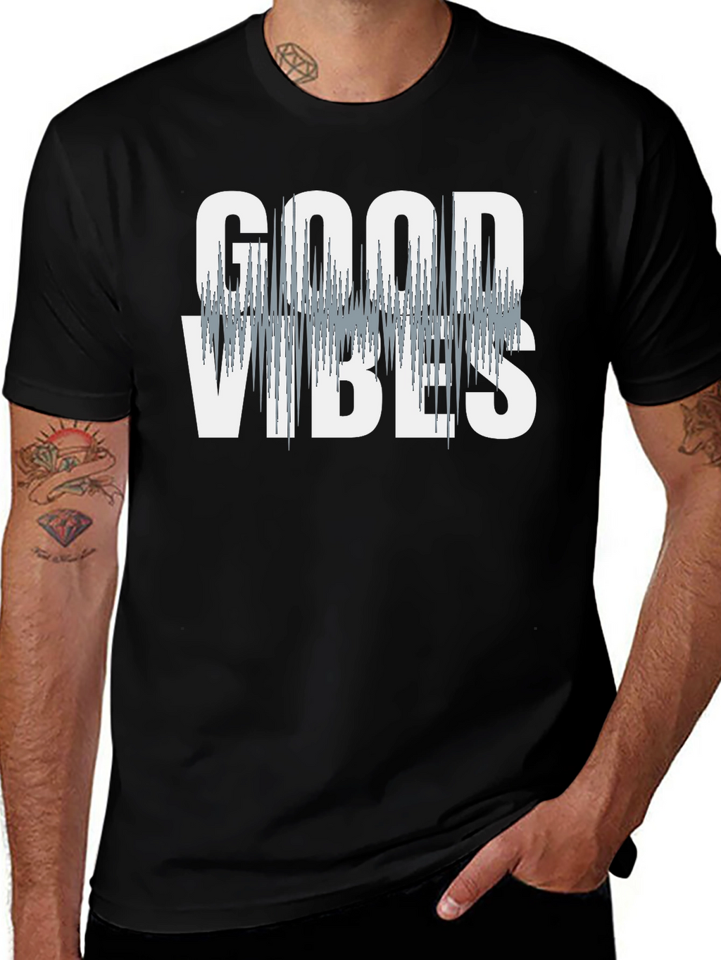 Good Vibes T-Shirt - Stylish Graphic Tee