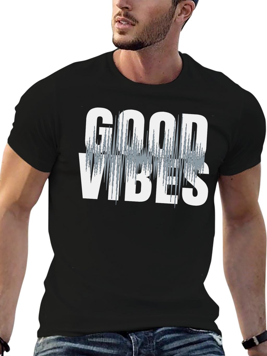 Good Vibes T-Shirt - Stylish Graphic Tee