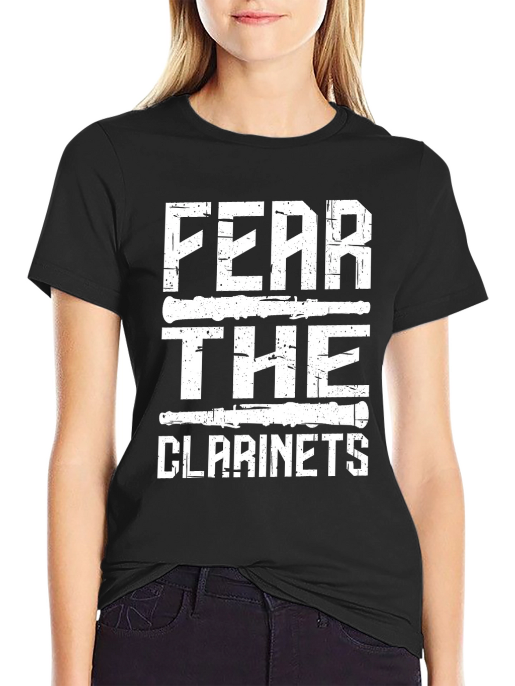 Fear the Clarinets Graphic Tee - Black