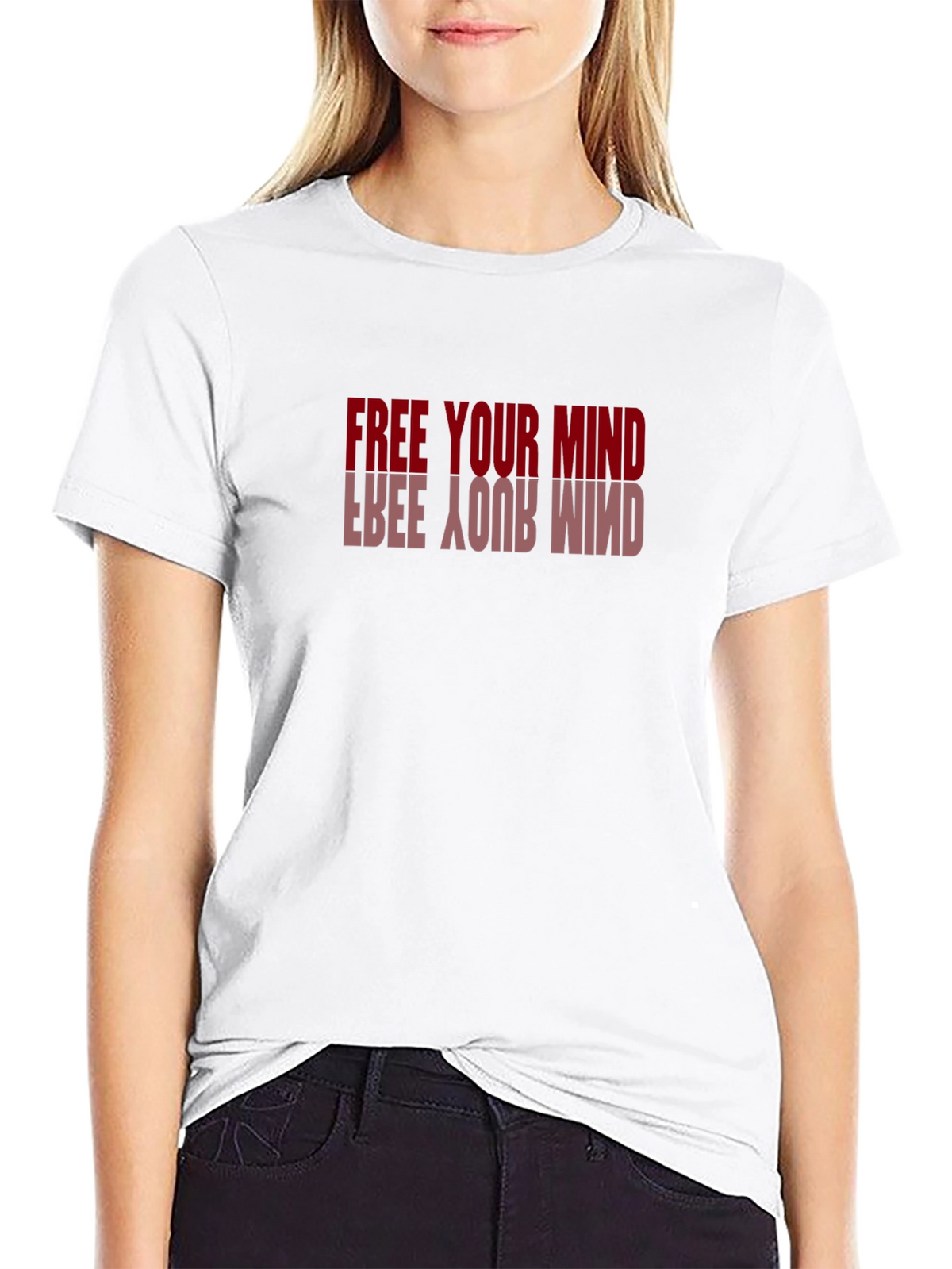 Free Your Mind Graphic Tee - Stylish Black T-Shirt