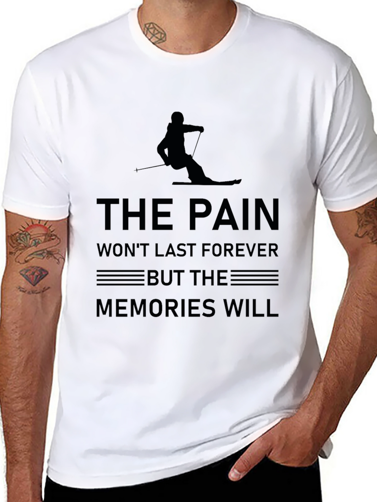 The Pain Wont Last Ski T-Shirt