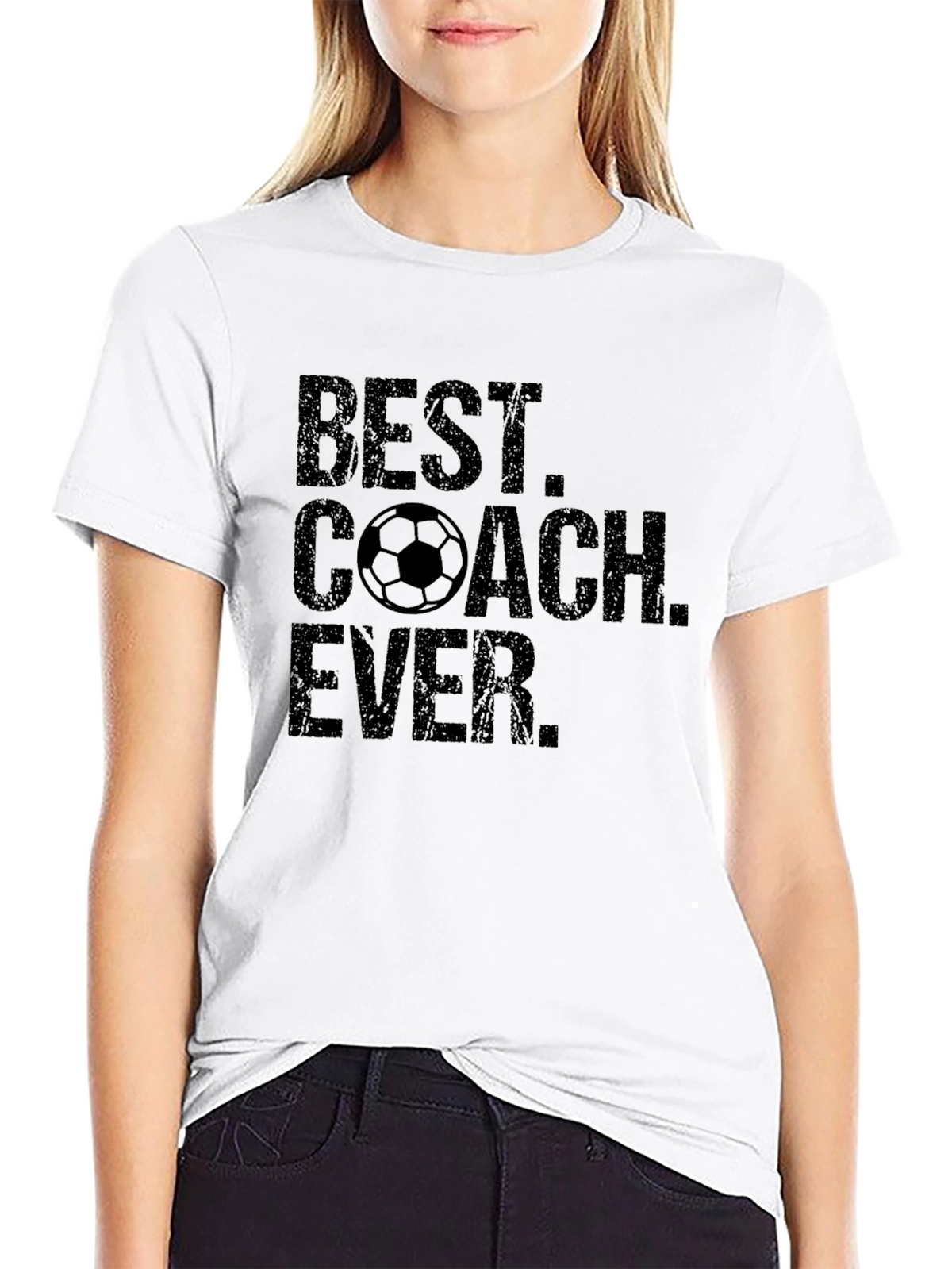 Best Soccer Coach Ever Black T-Shirt