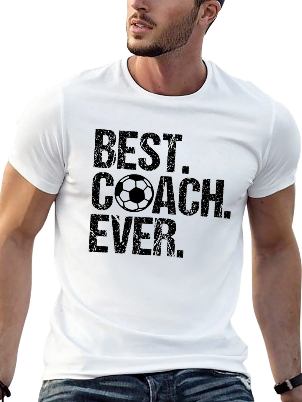 Best Soccer Coach Ever Black T-Shirt