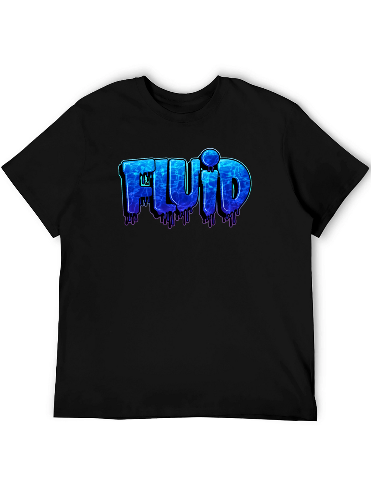 Fluid Design Black T-Shirt