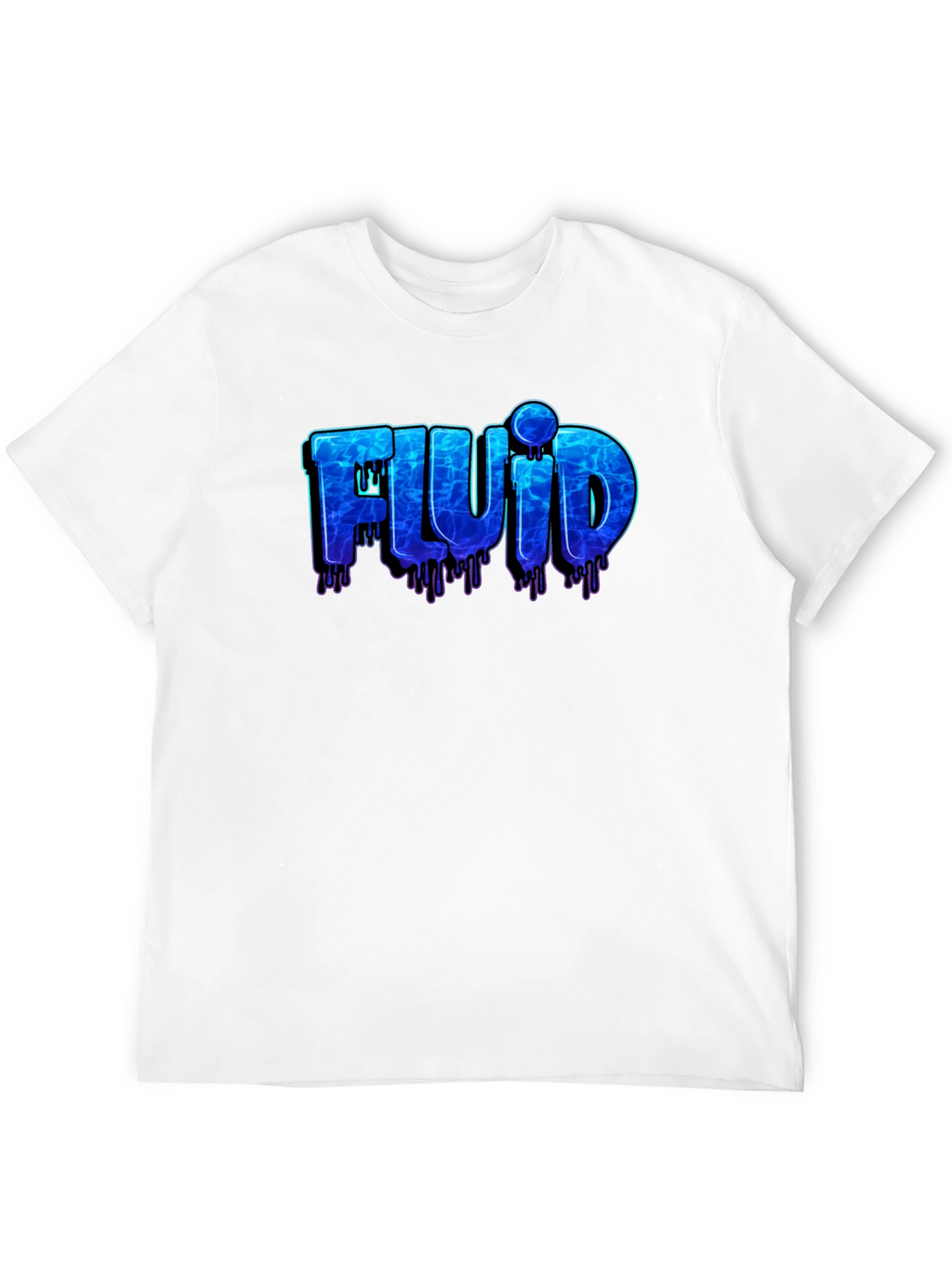Fluid Design Black T-Shirt