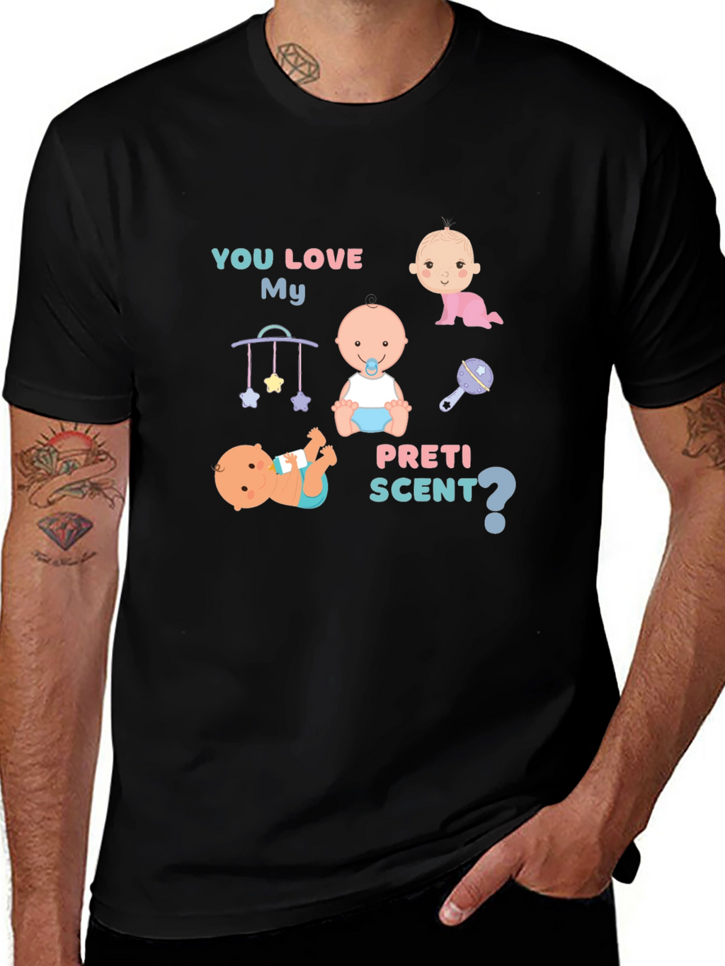 Preti Scent T-Shirt: Cute Baby Graphic Tee