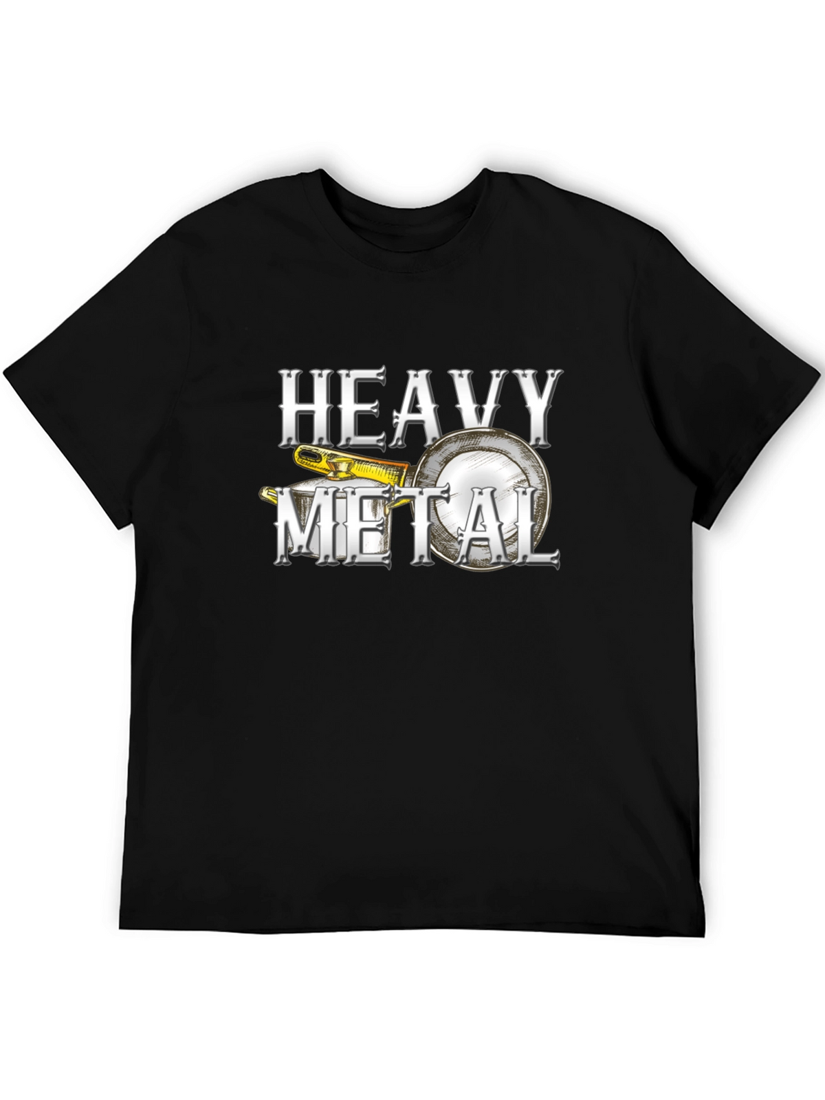Heavy Metal Banjo Graphic T-Shirt - Musician Tee