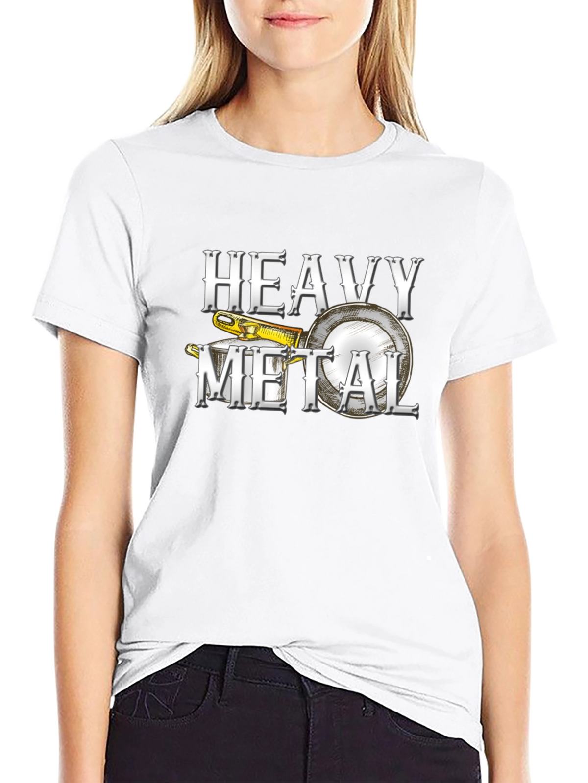 Heavy Metal Banjo Graphic T-Shirt - Musician Tee