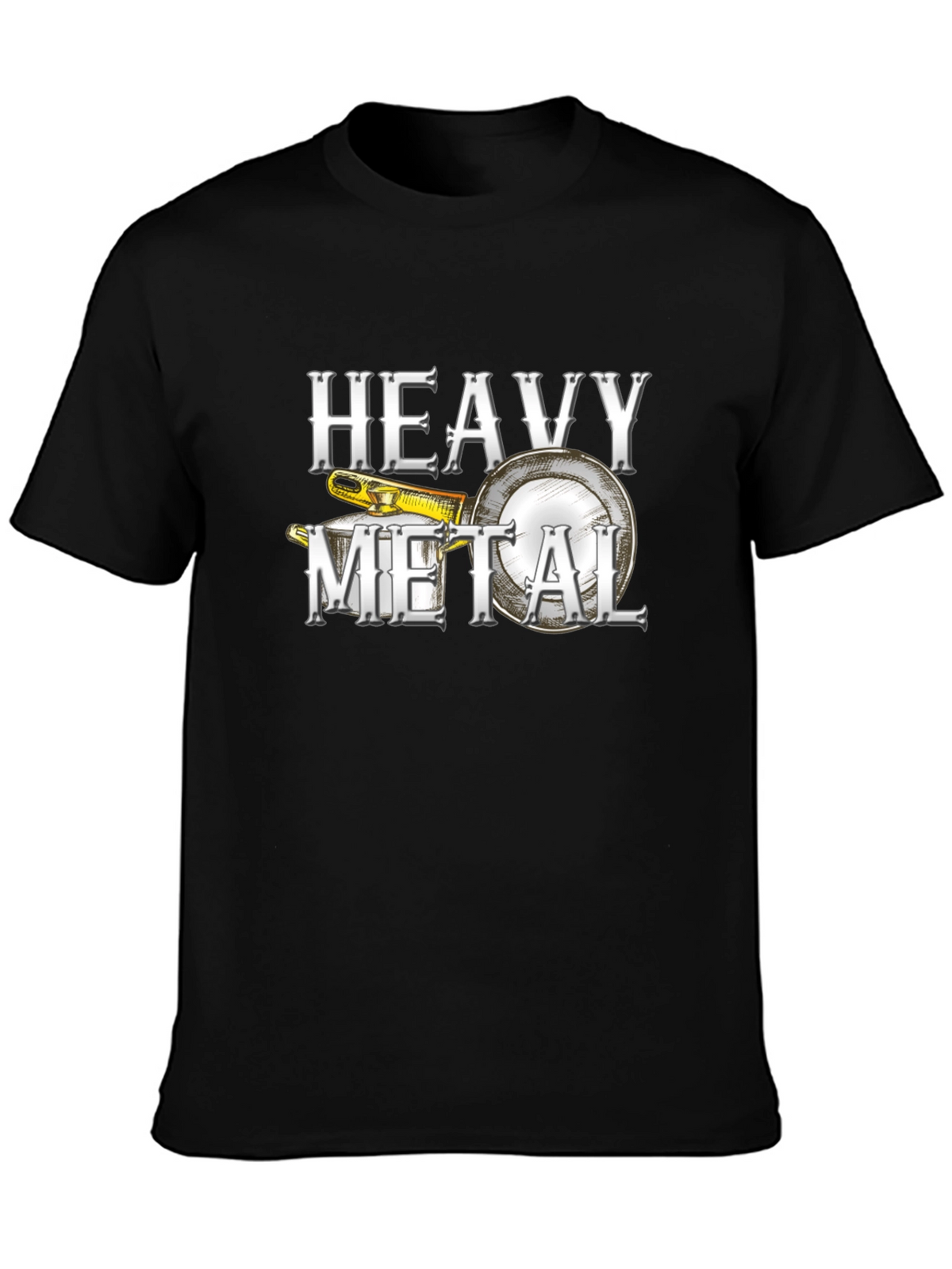 Heavy Metal Banjo Graphic T-Shirt - Musician Tee