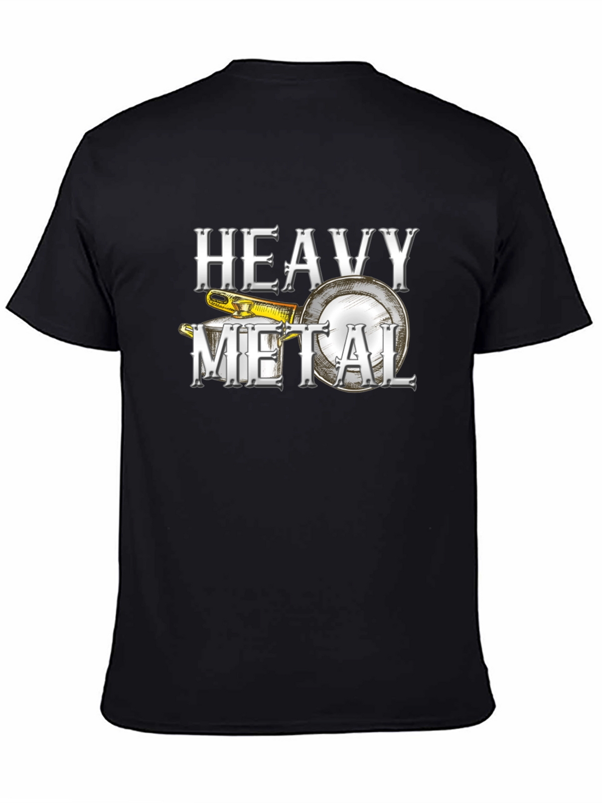 Heavy Metal Banjo Graphic T-Shirt - Musician Tee