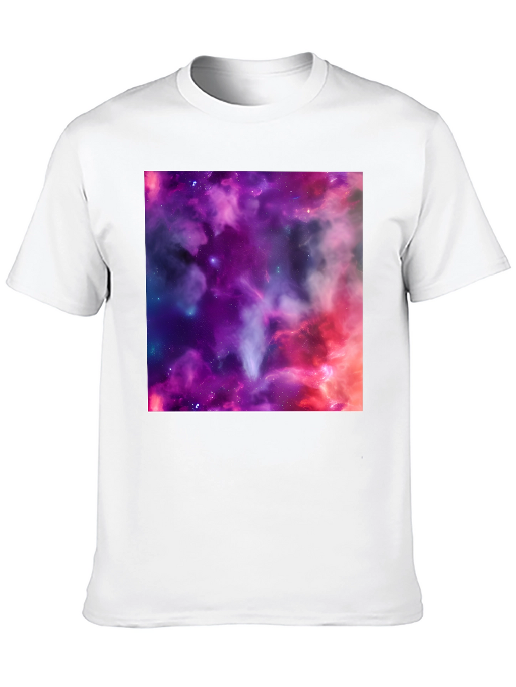 Nebula Print Black T-Shirt