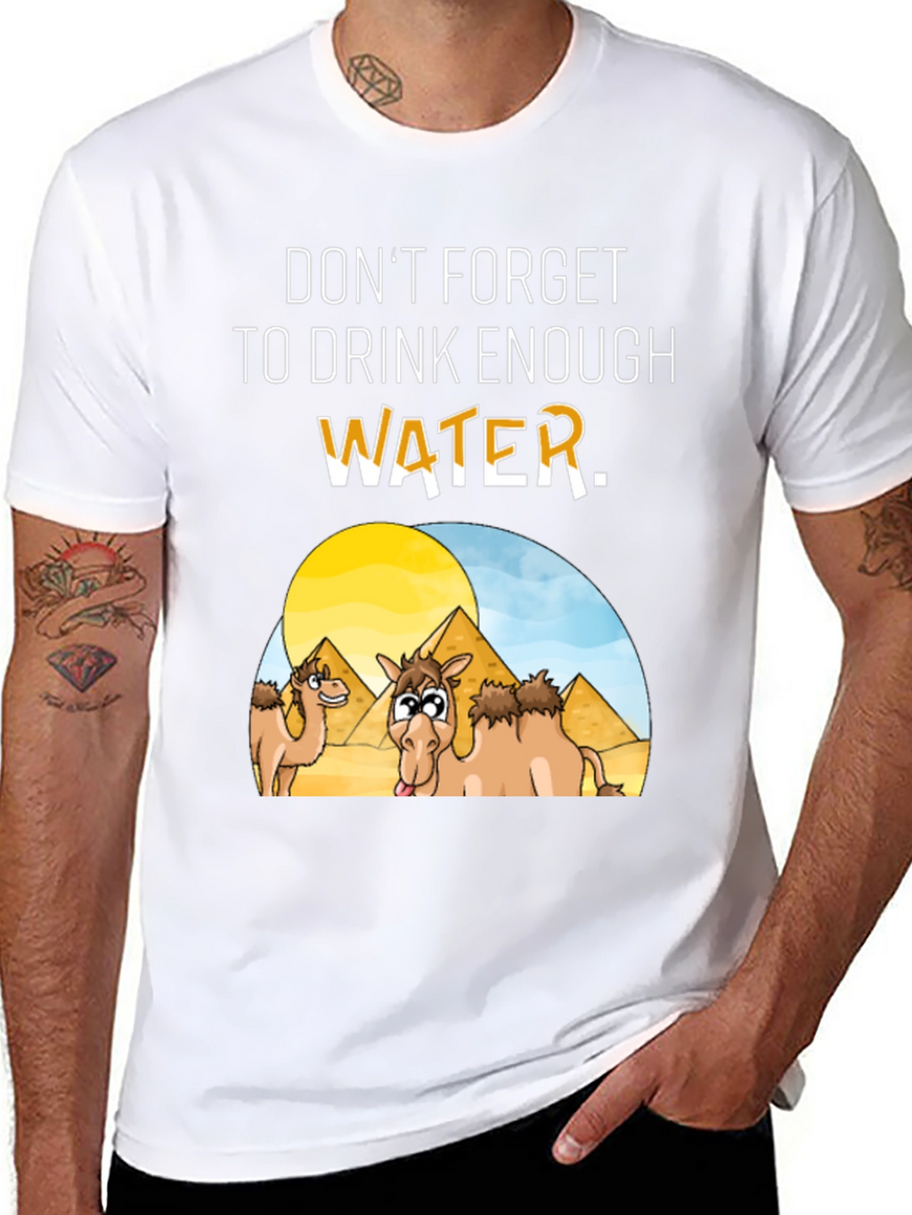 Drink Enough Water Graphic T-Shirt
