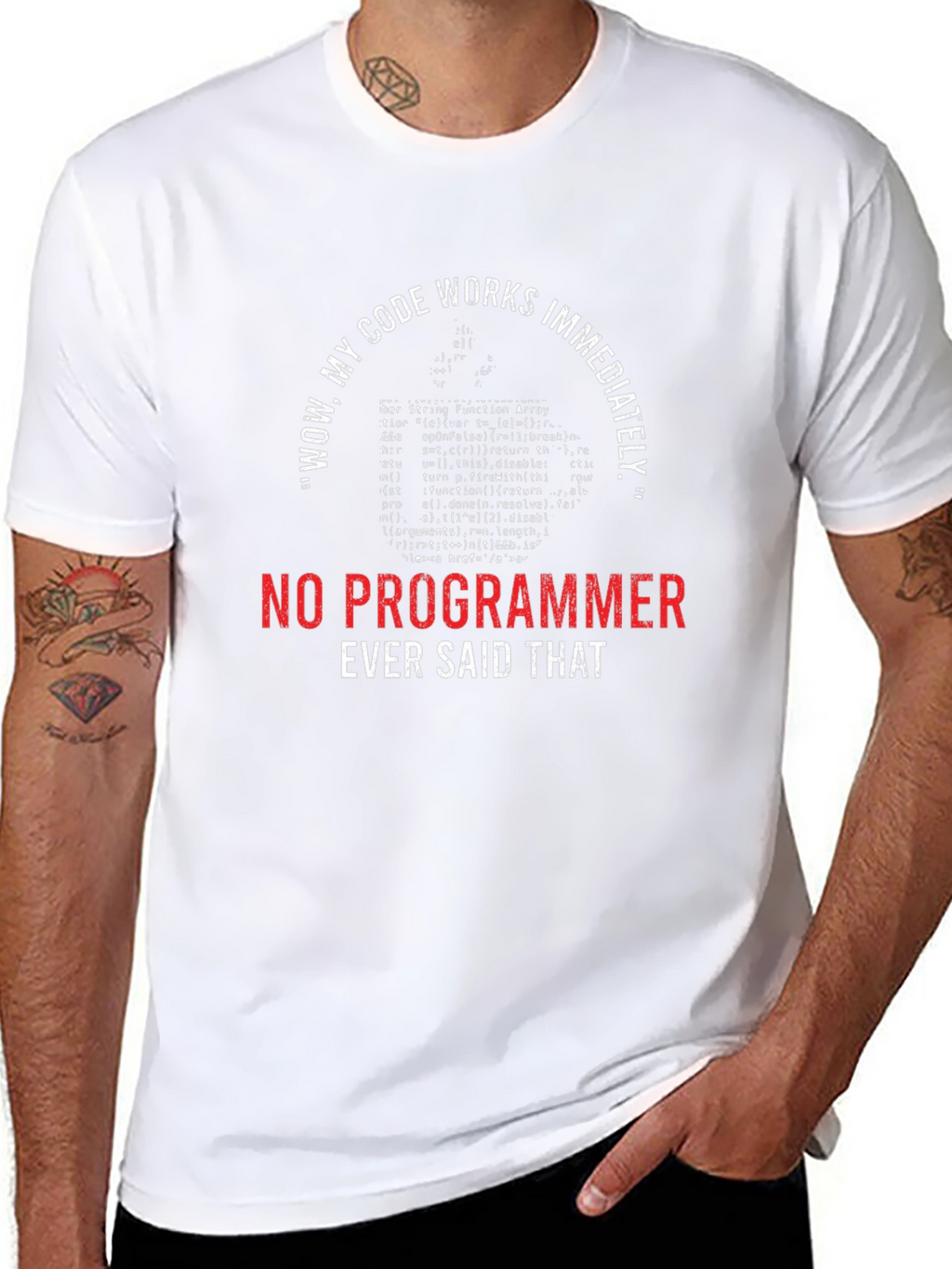 Funny Programmer T-Shirt - Wow My Code Works!