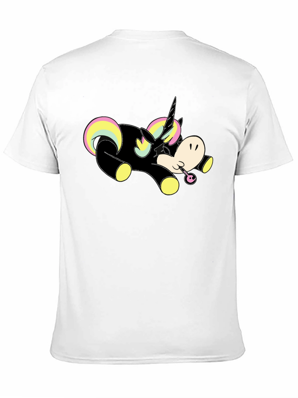Unicorn Black T-Shirt Graphic Tee