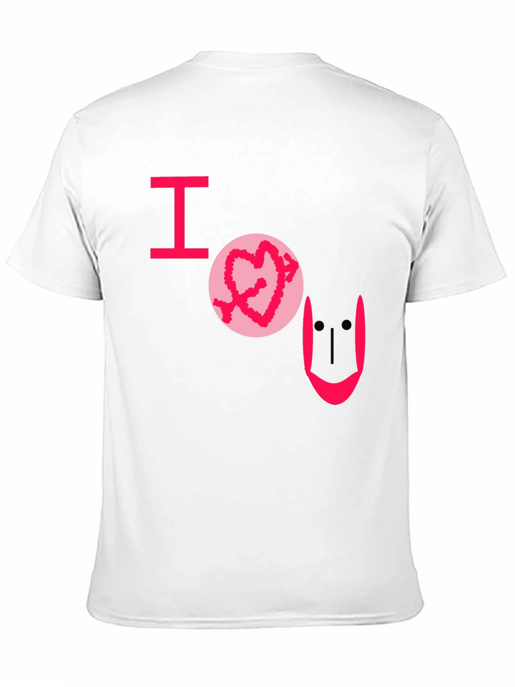 I Heart U Graphic Tee - Black Casual T-Shirt