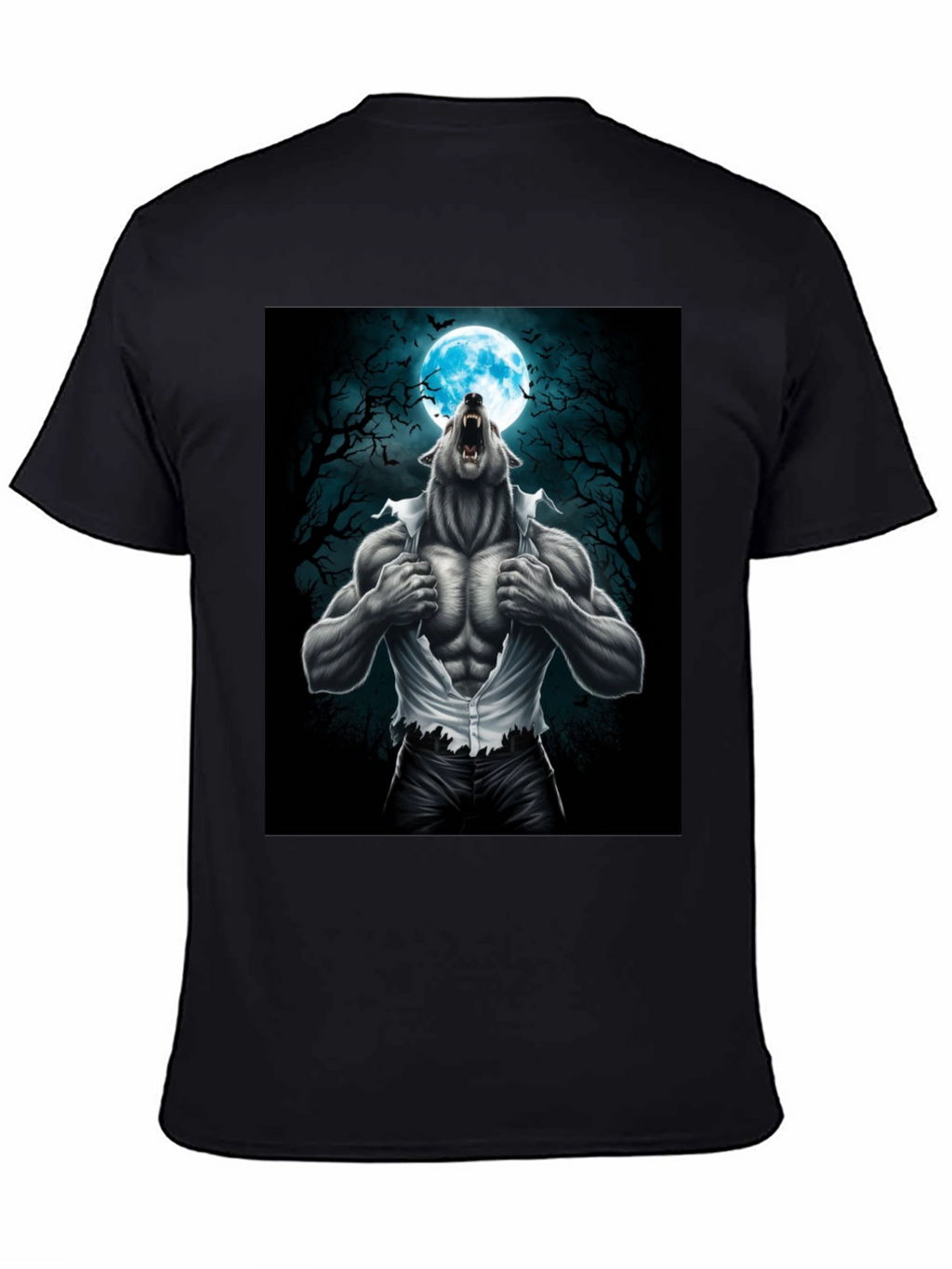 Werewolf Moon Graphic Tee - Unleash the Beast!