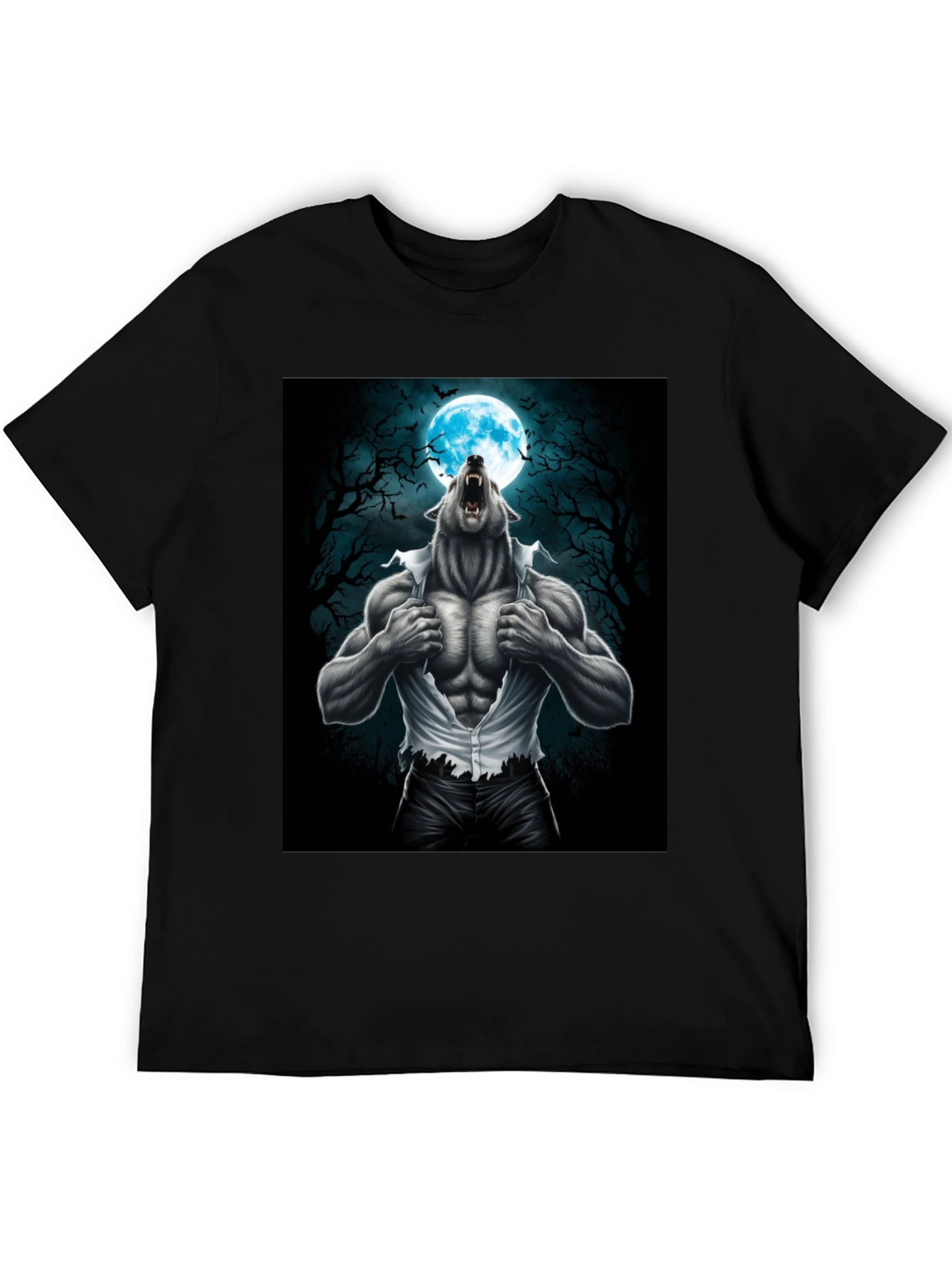 Werewolf Moon Graphic Tee - Unleash the Beast!