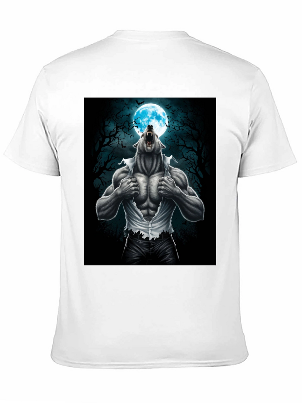 Werewolf Moon Graphic Tee - Unleash the Beast!