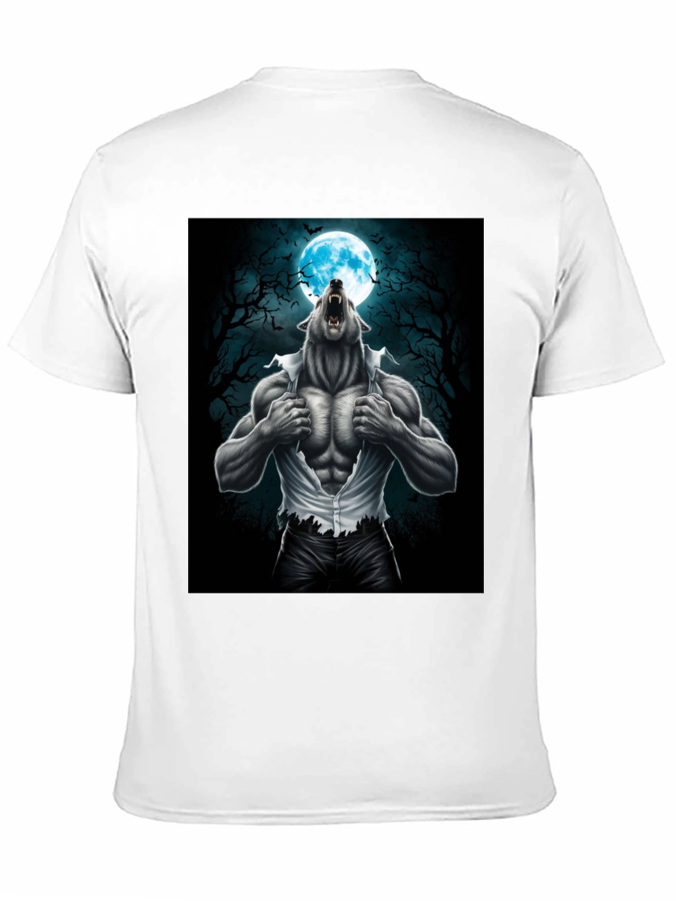 Werewolf Moon Graphic Tee - Unleash the Beast!