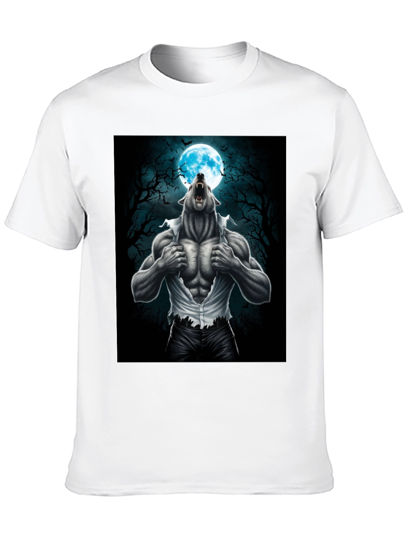 Werewolf Moon Graphic Tee - Unleash the Beast!