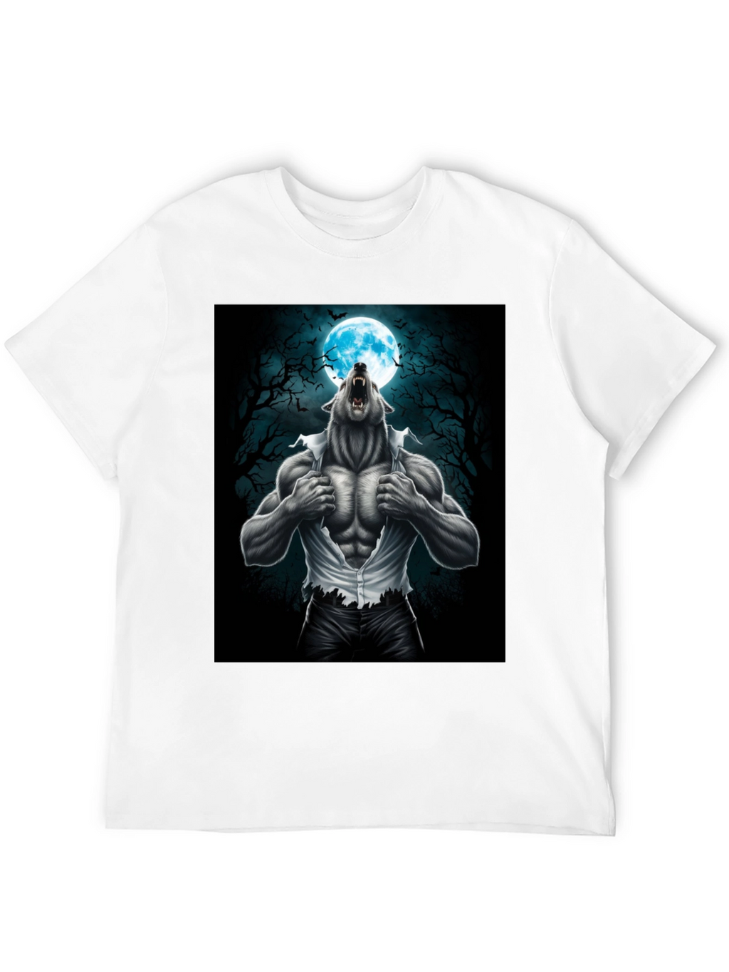 Werewolf Moon Graphic Tee - Unleash the Beast!