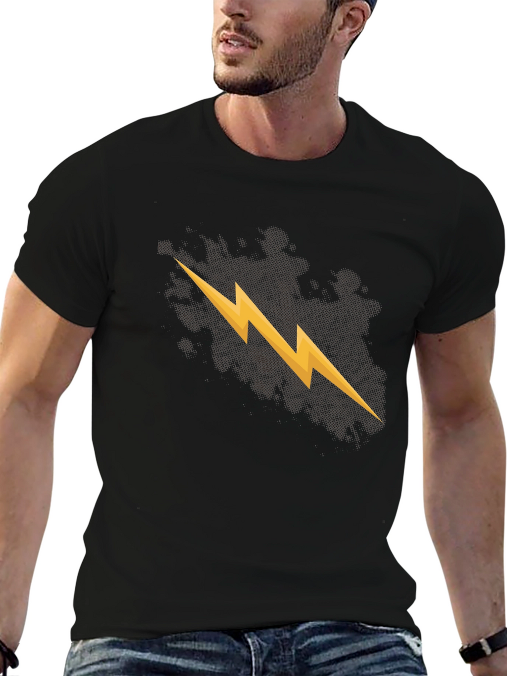 Flash Bolt Black T-Shirt