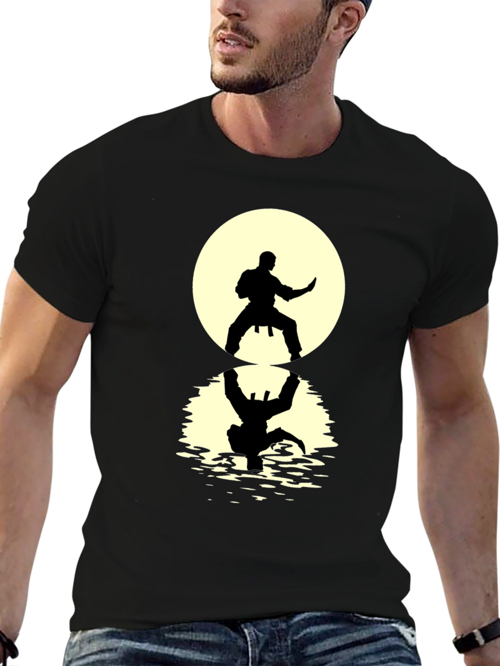 Karate Silhouette T-Shirt - Martial Arts Design