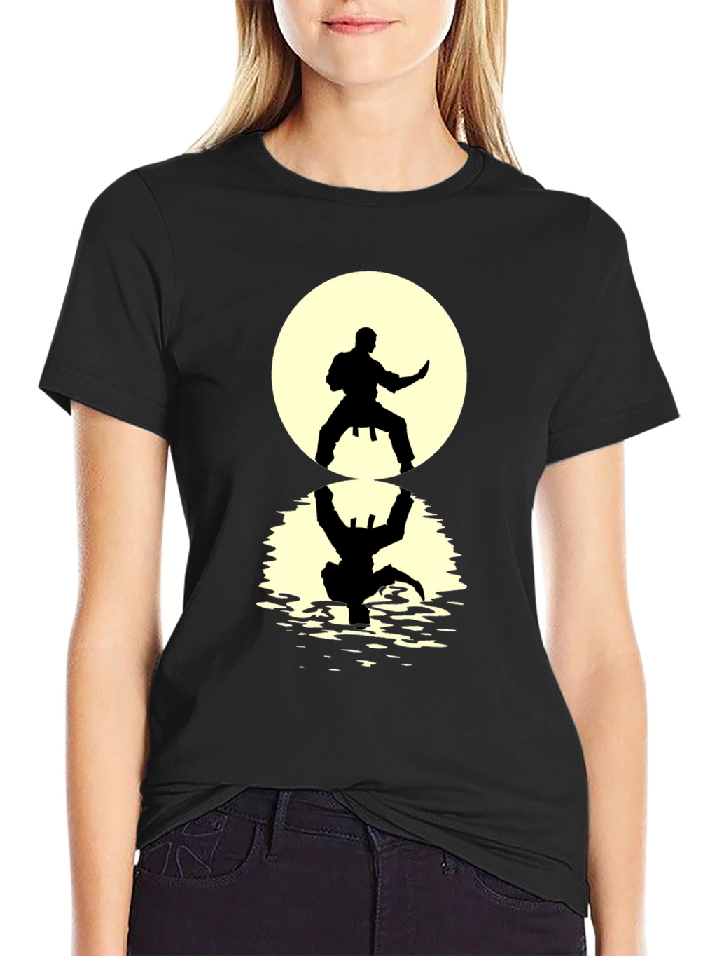 Karate Silhouette T-Shirt - Martial Arts Design