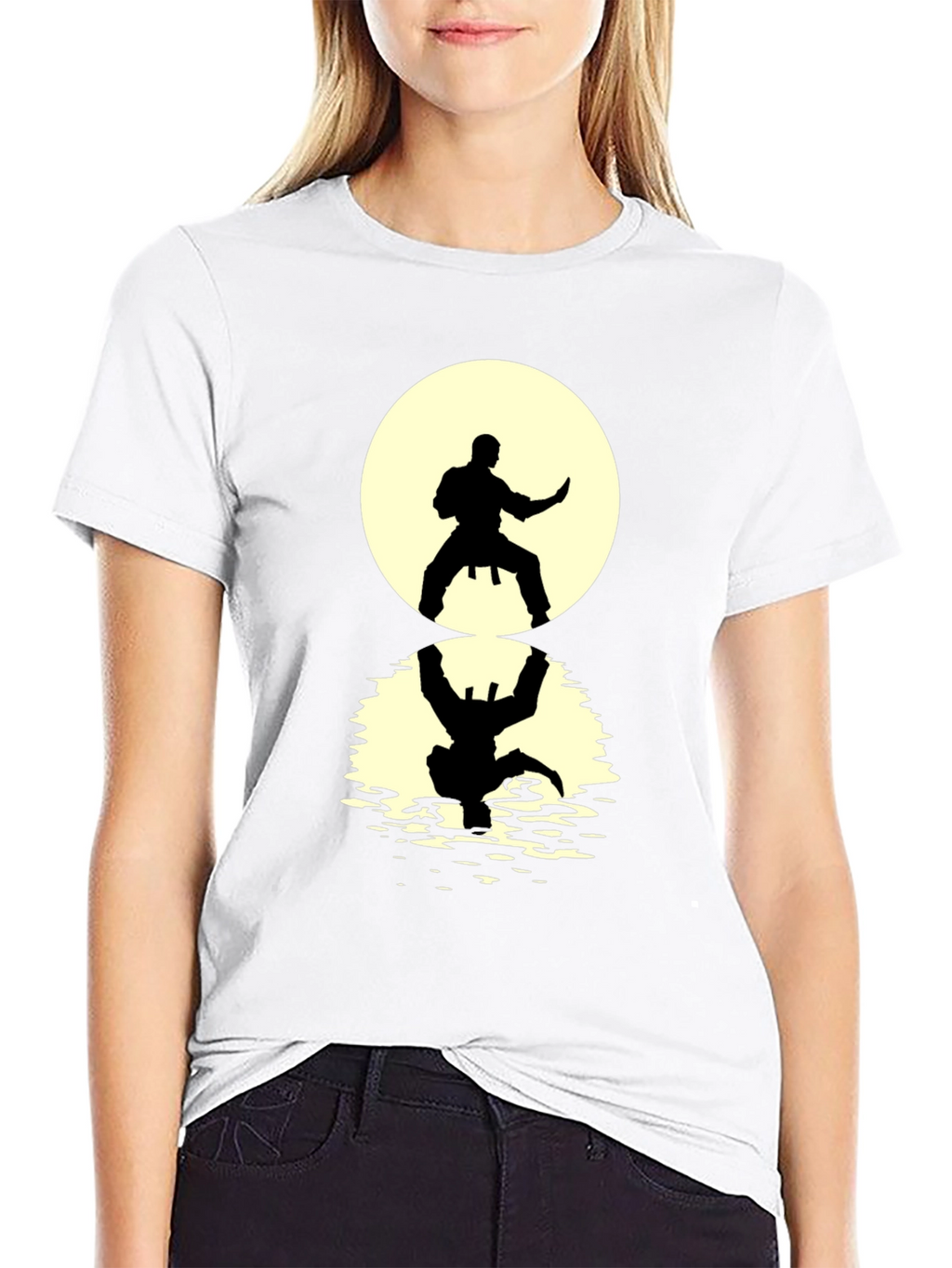 Karate Silhouette T-Shirt - Martial Arts Design
