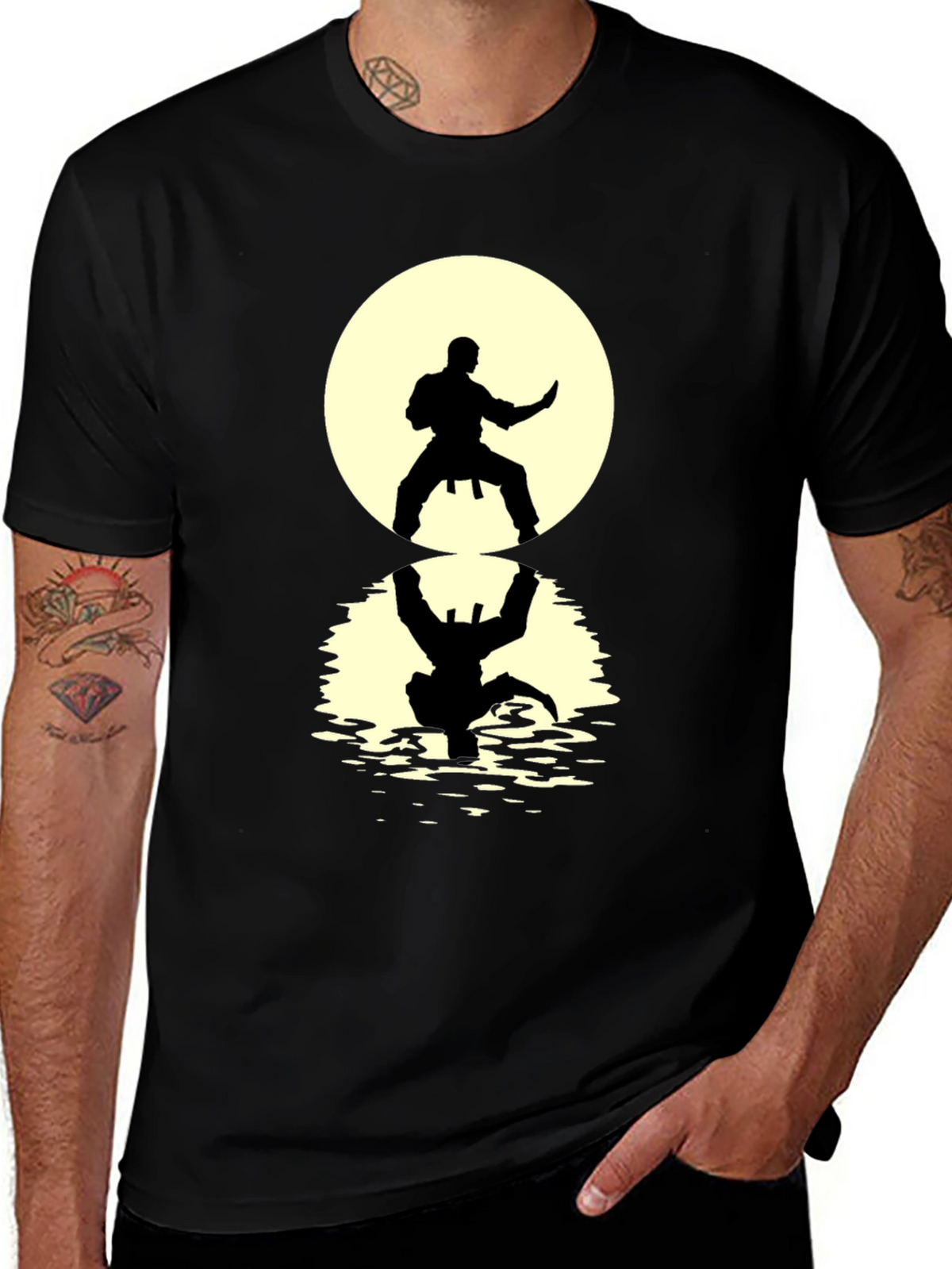 Karate Silhouette T-Shirt - Martial Arts Design