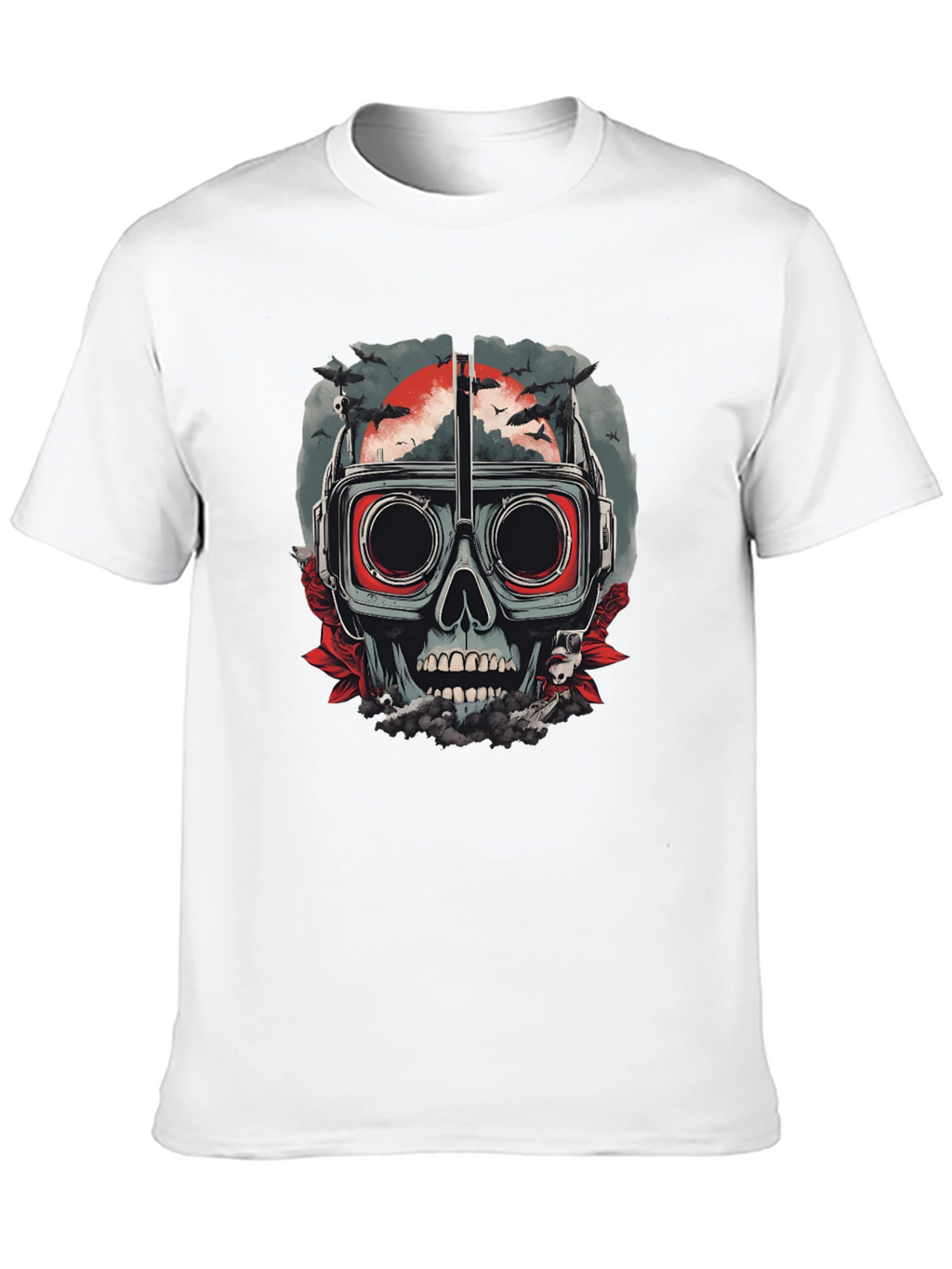 Skull Goggles T-Shirt - Mens Graphic Tee