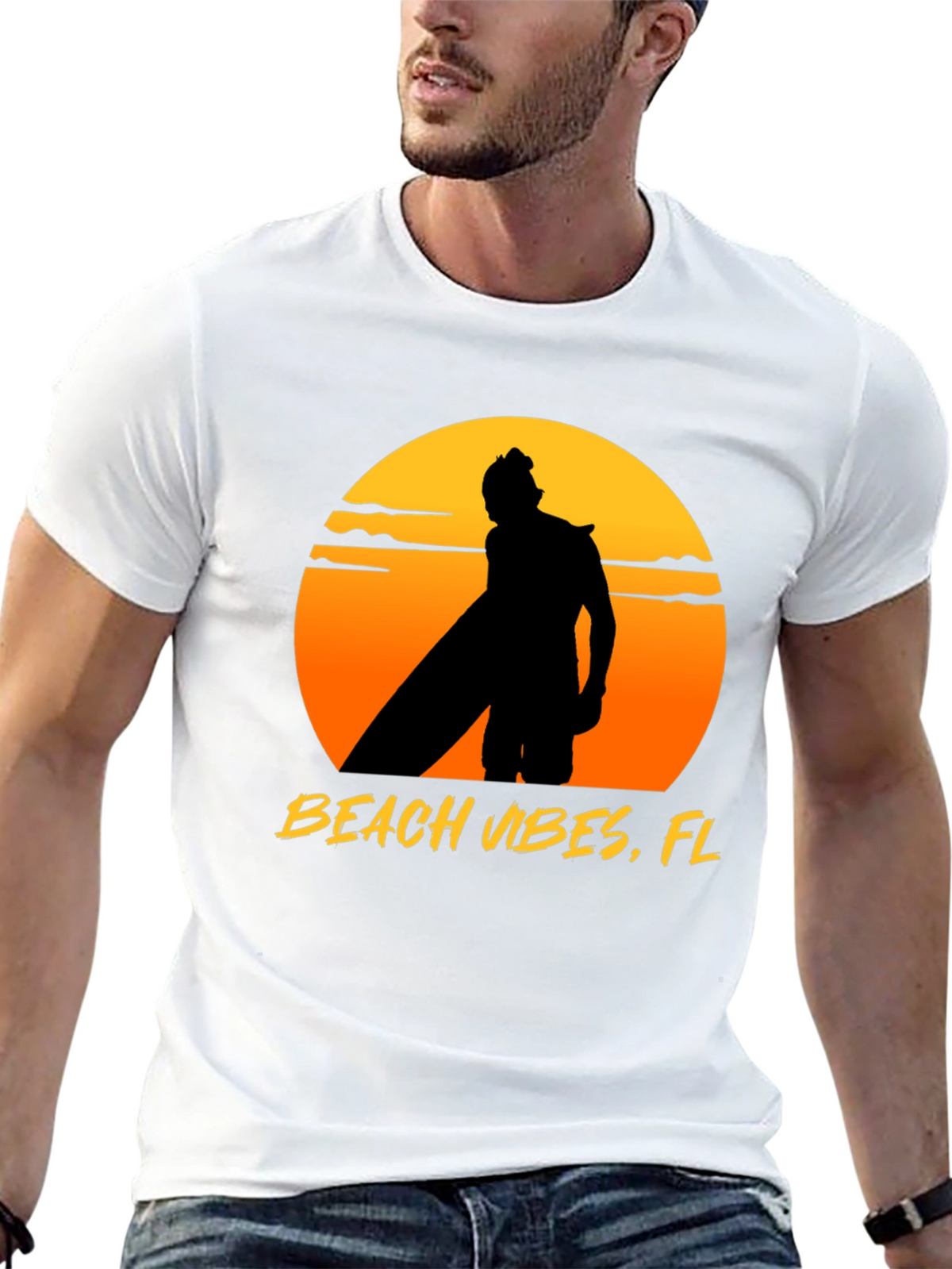 Beach Vibes FL Graphic Tee