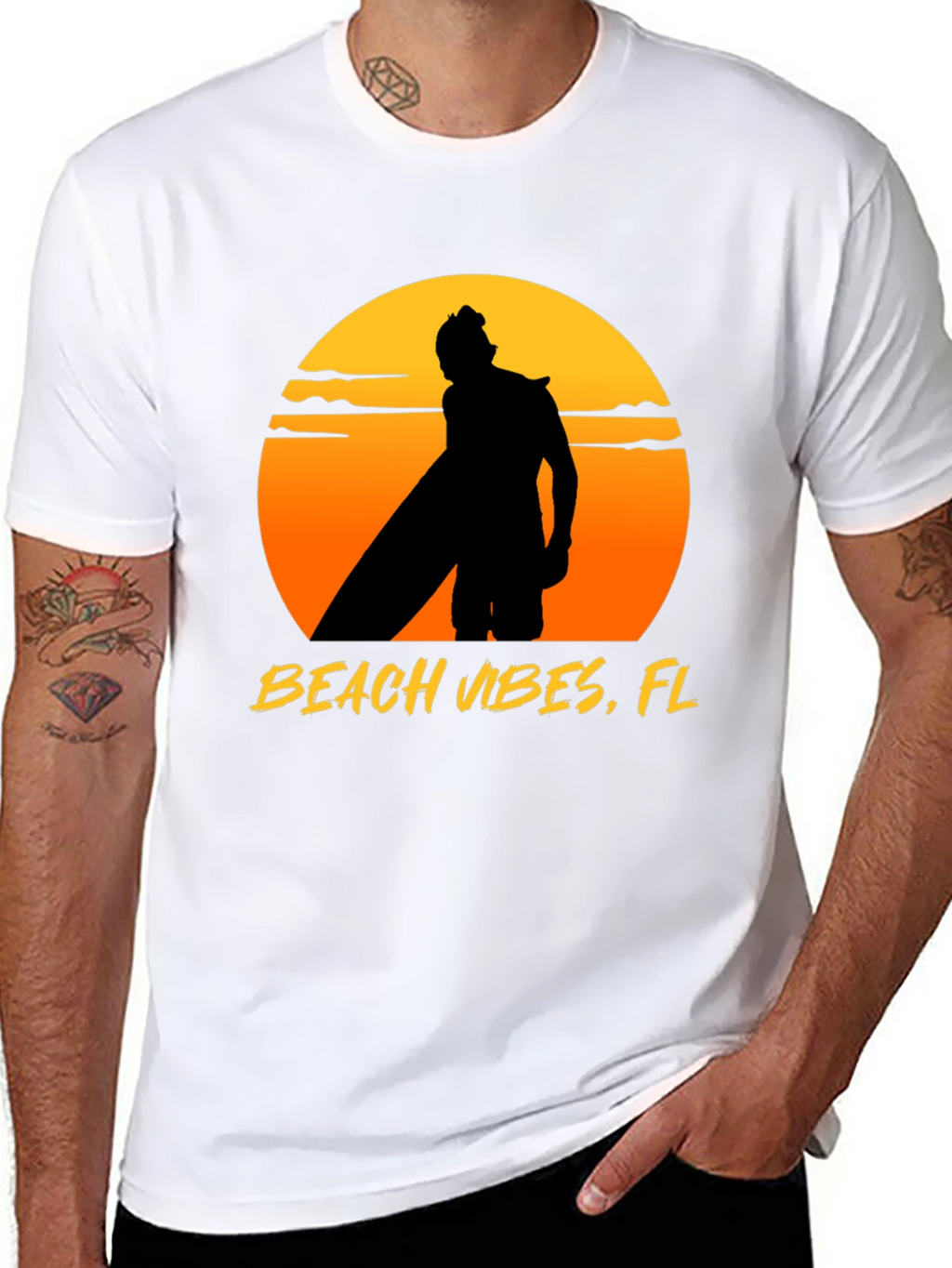 Beach Vibes FL Graphic Tee