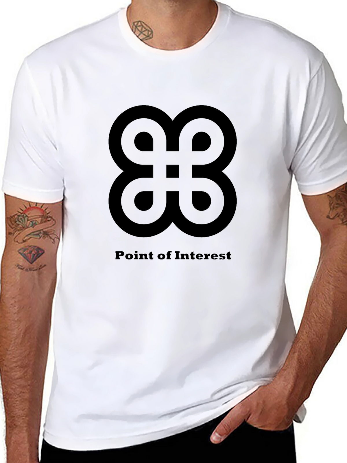 Point of Interest T-Shirt - Black Ctrl Symbol Tee