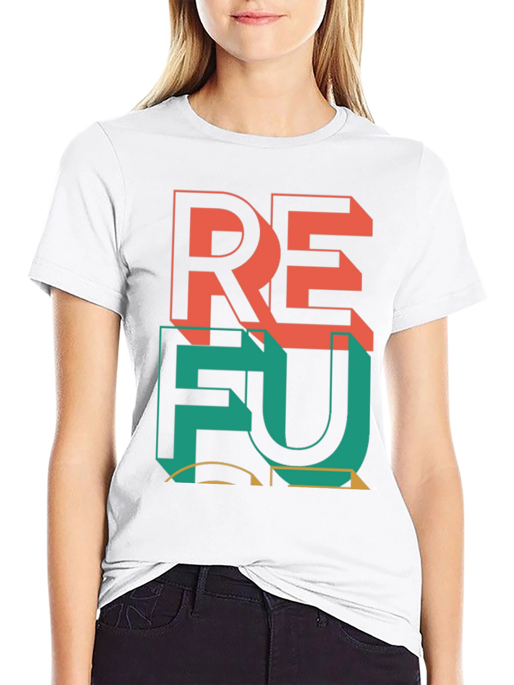 Retro Graphic Tee: REFU
