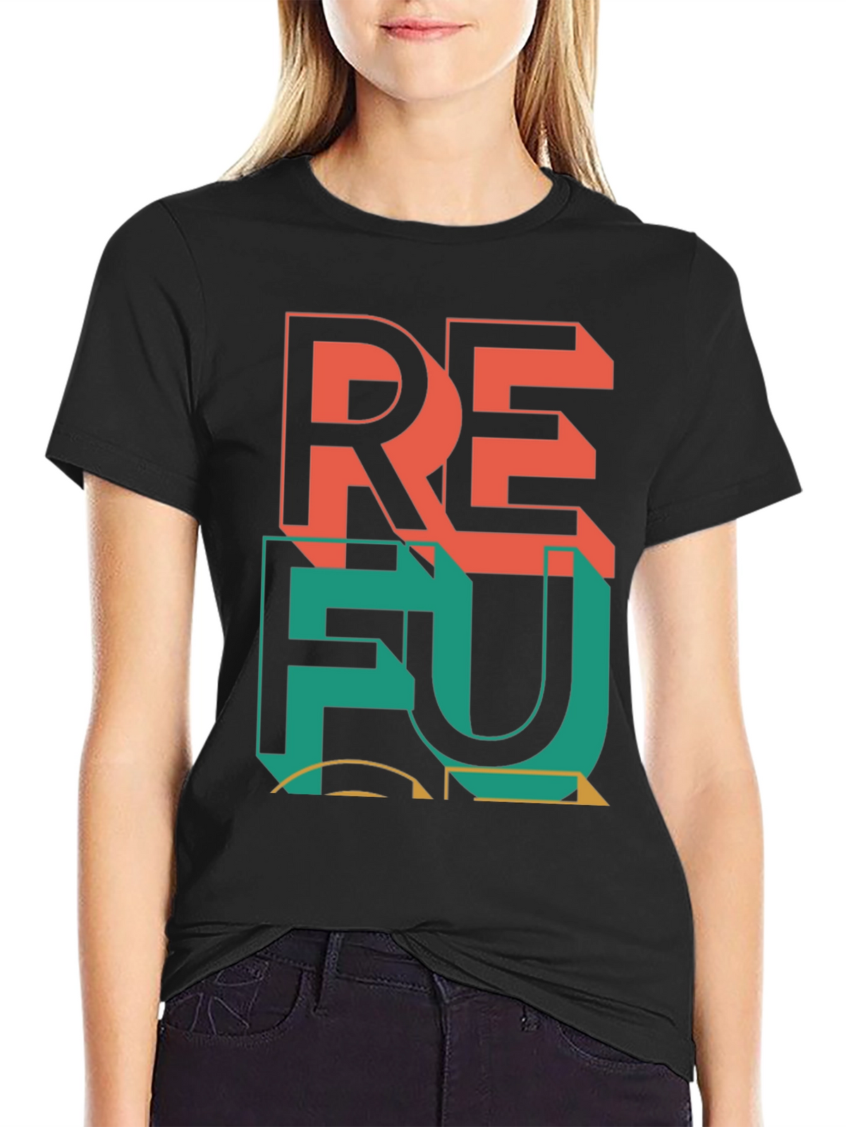 Retro Graphic Tee: REFU