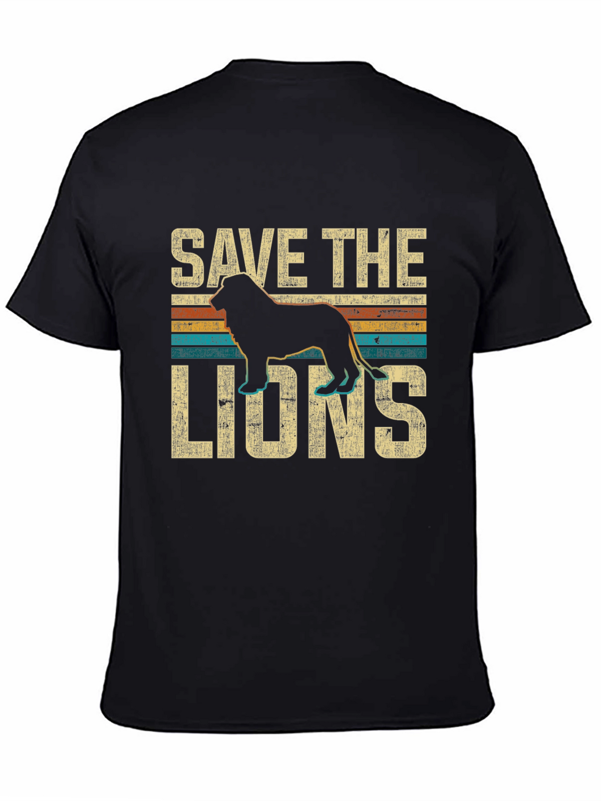 Save The Lions Retro Graphic Tee
