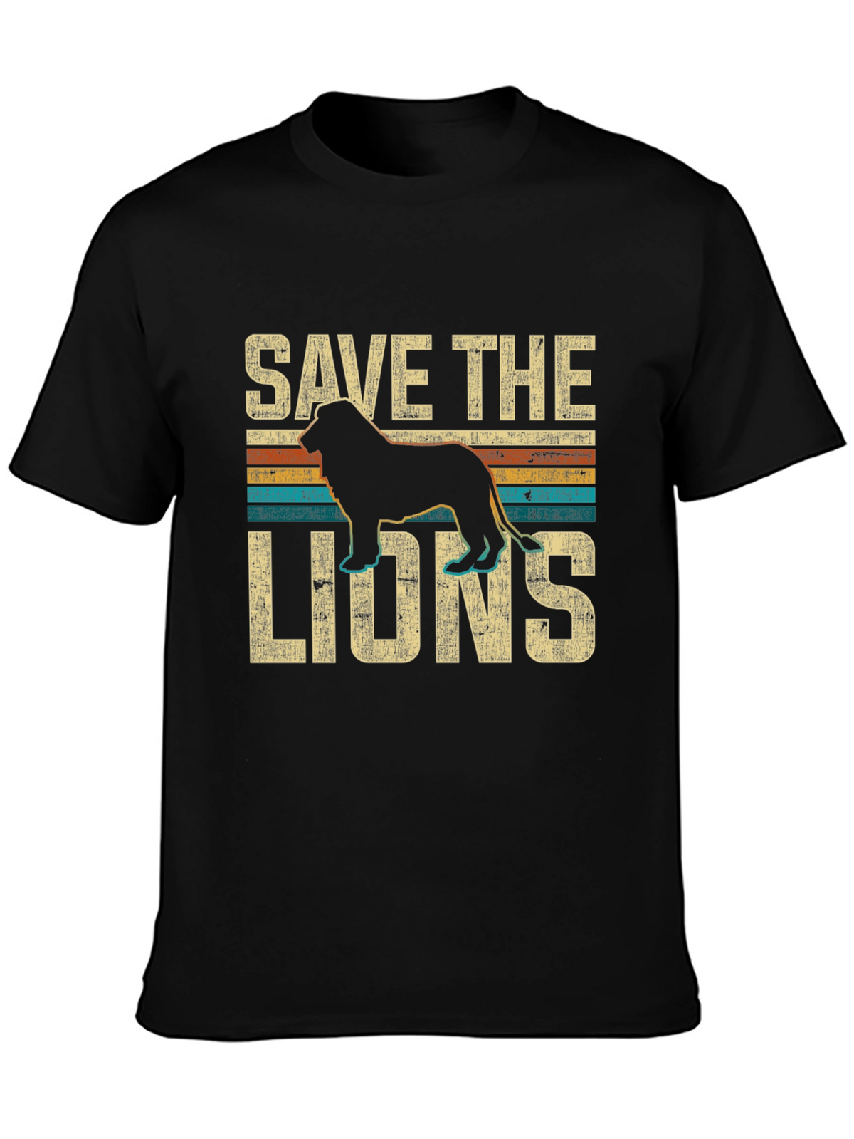 Save The Lions Retro Graphic Tee